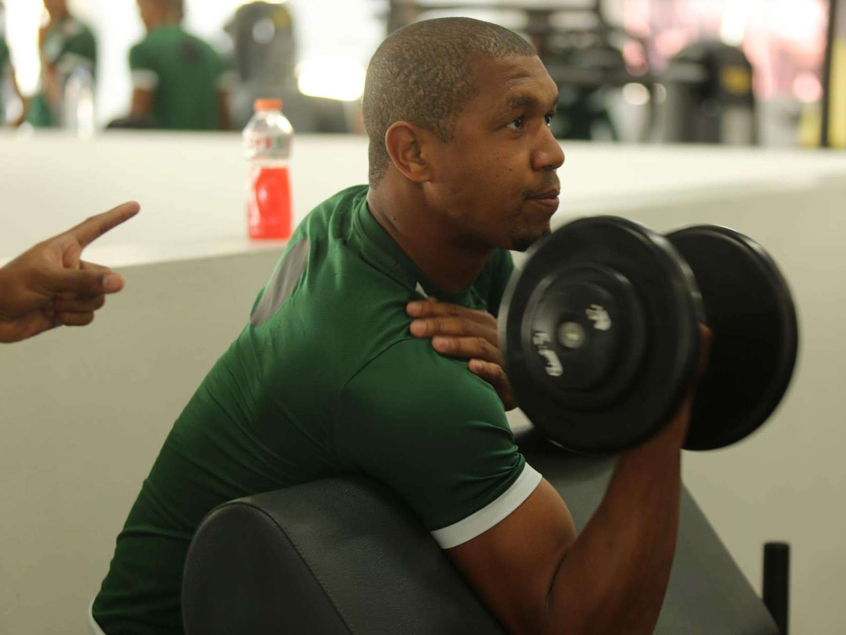 Galeria: treino em dois per�odos