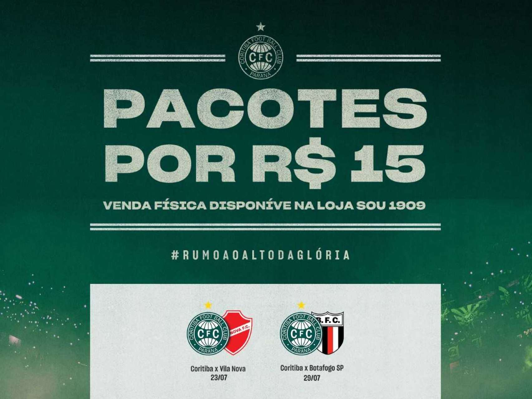 Venda f�sica de ingressos come�a hoje