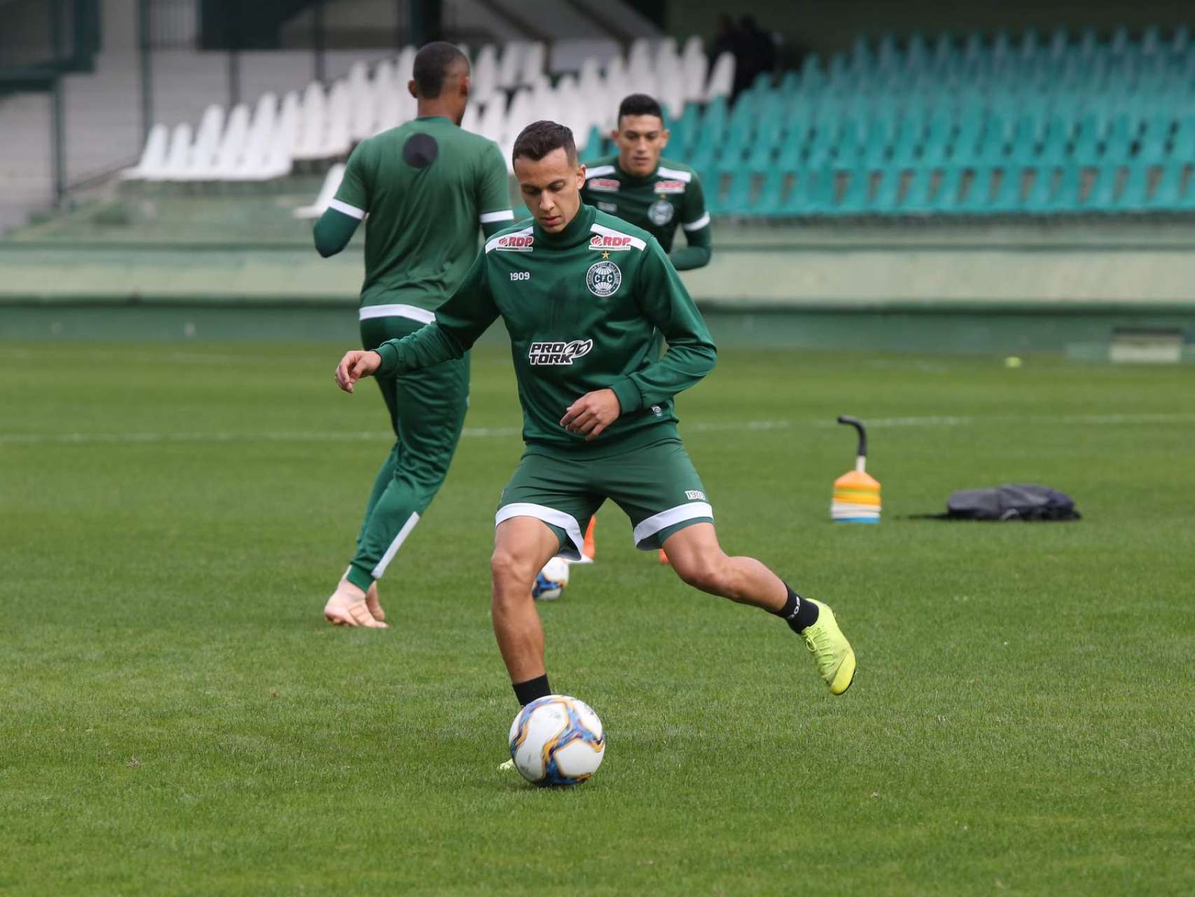 Imagens do treinamento de domingo