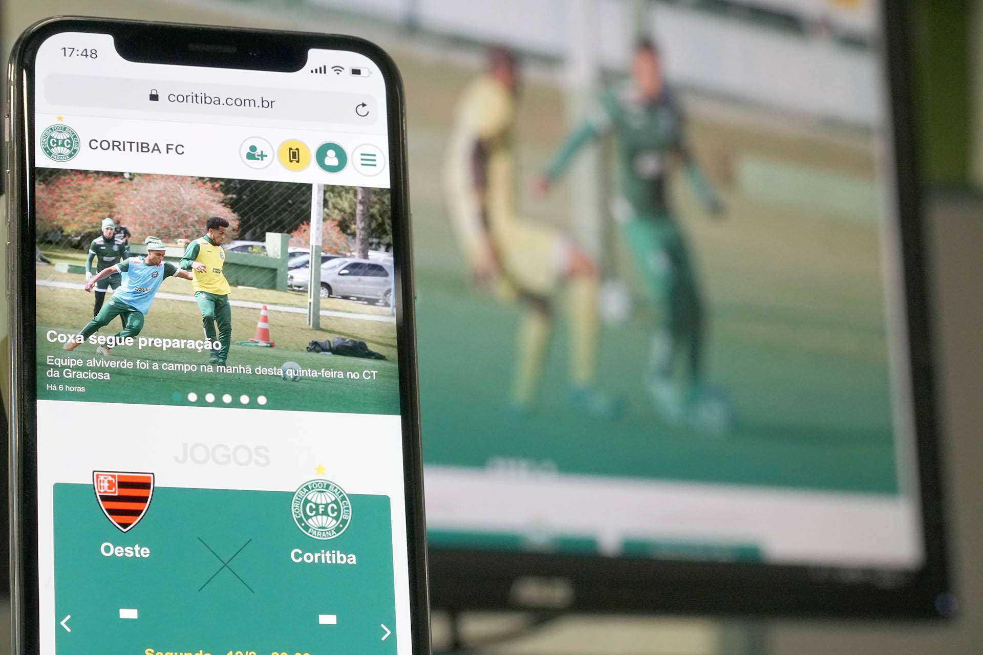 Novo site do Coritiba est� no ar! 