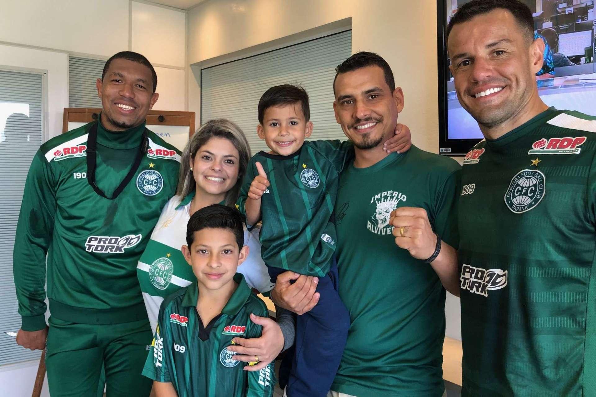 Carinho da torcida