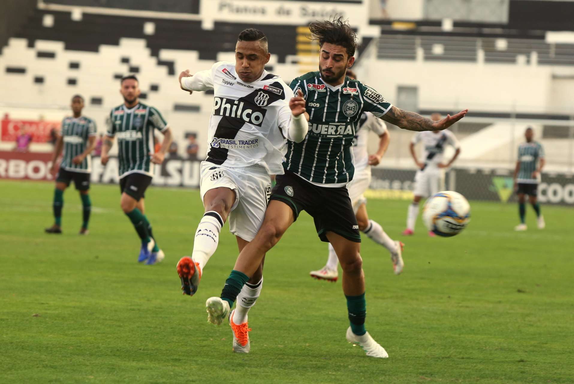 N�meros de Coritiba e Ponte Preta