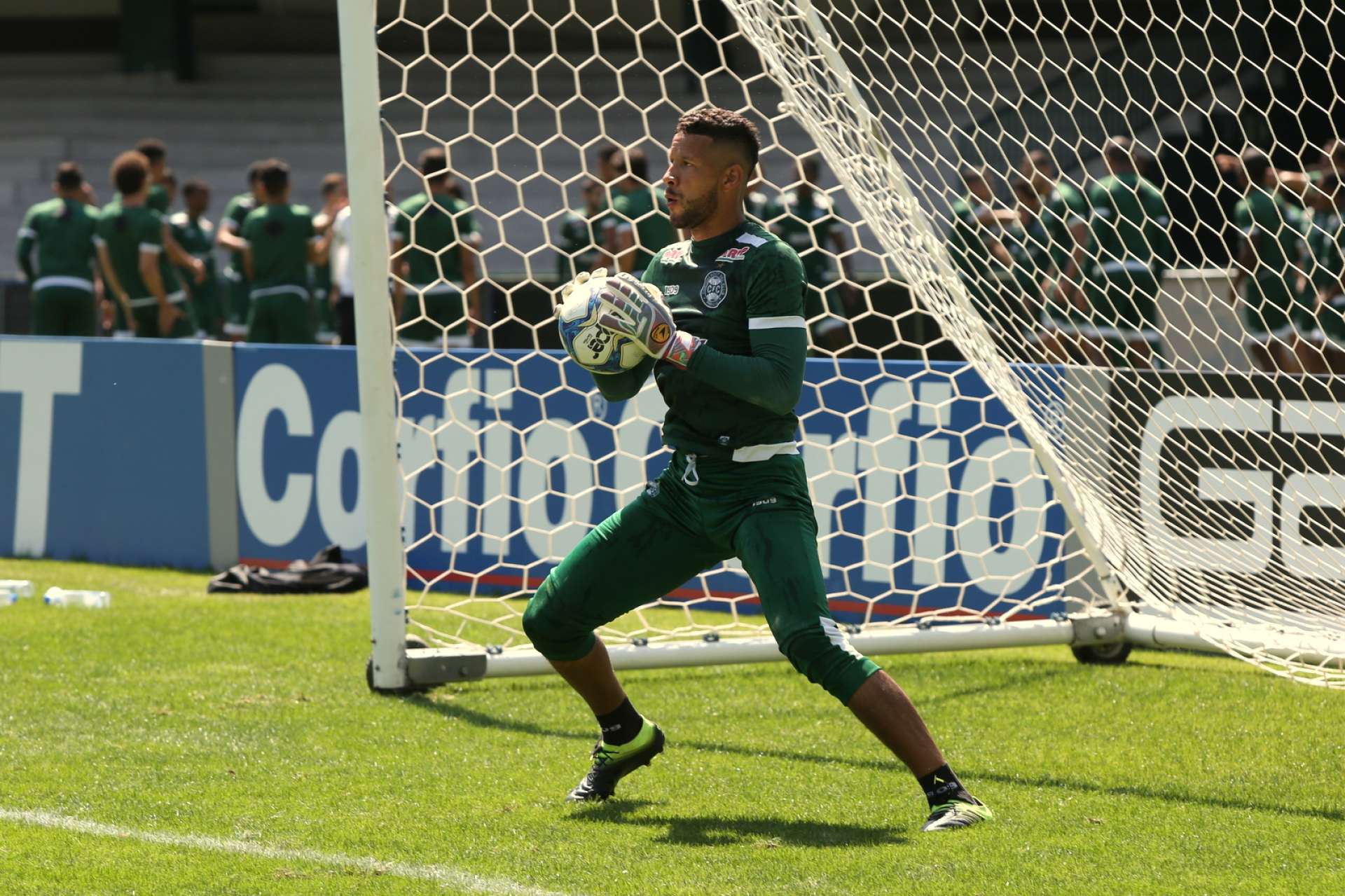 Imagens: treino no Couto
