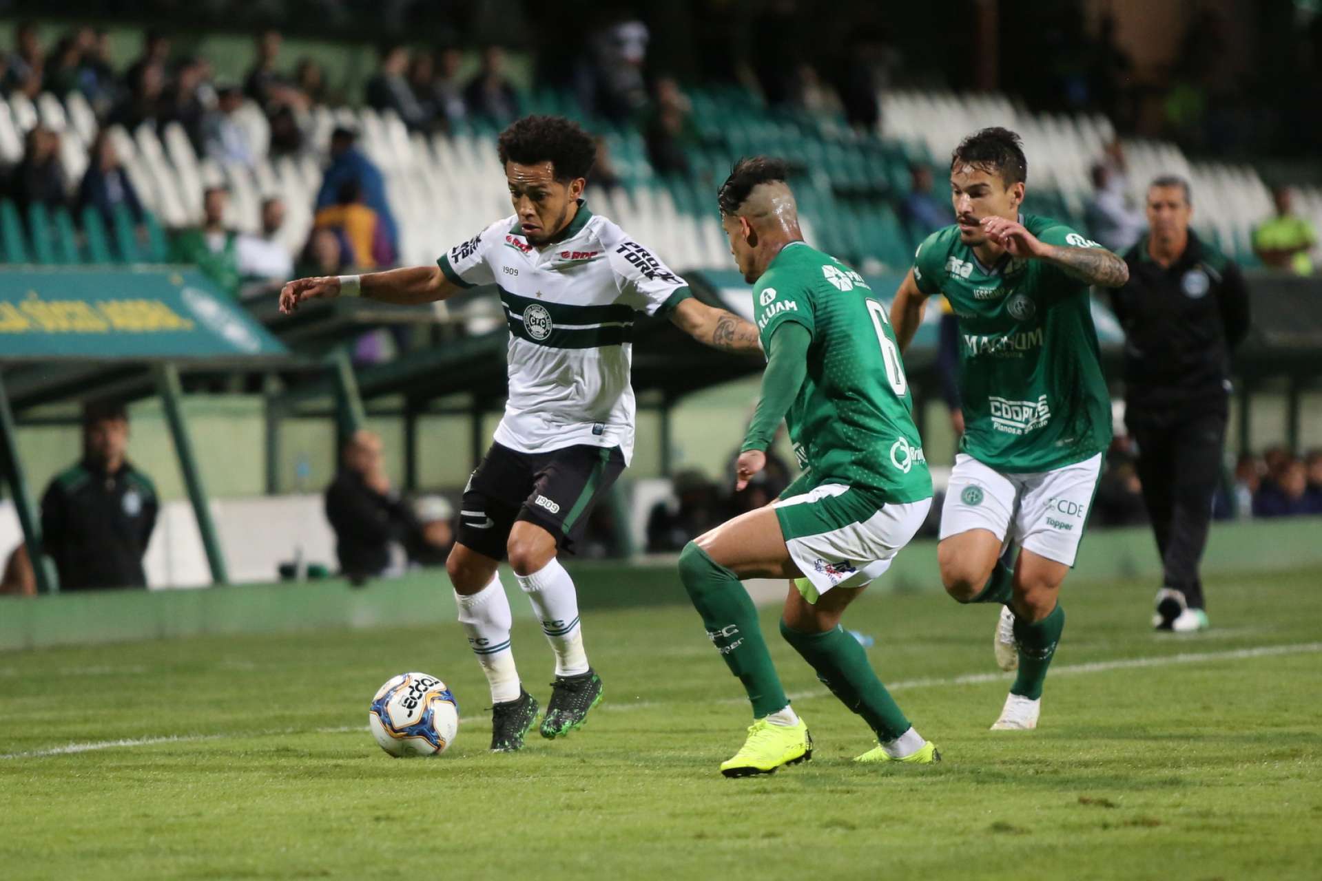 N�meros de Coritiba e Guarani
