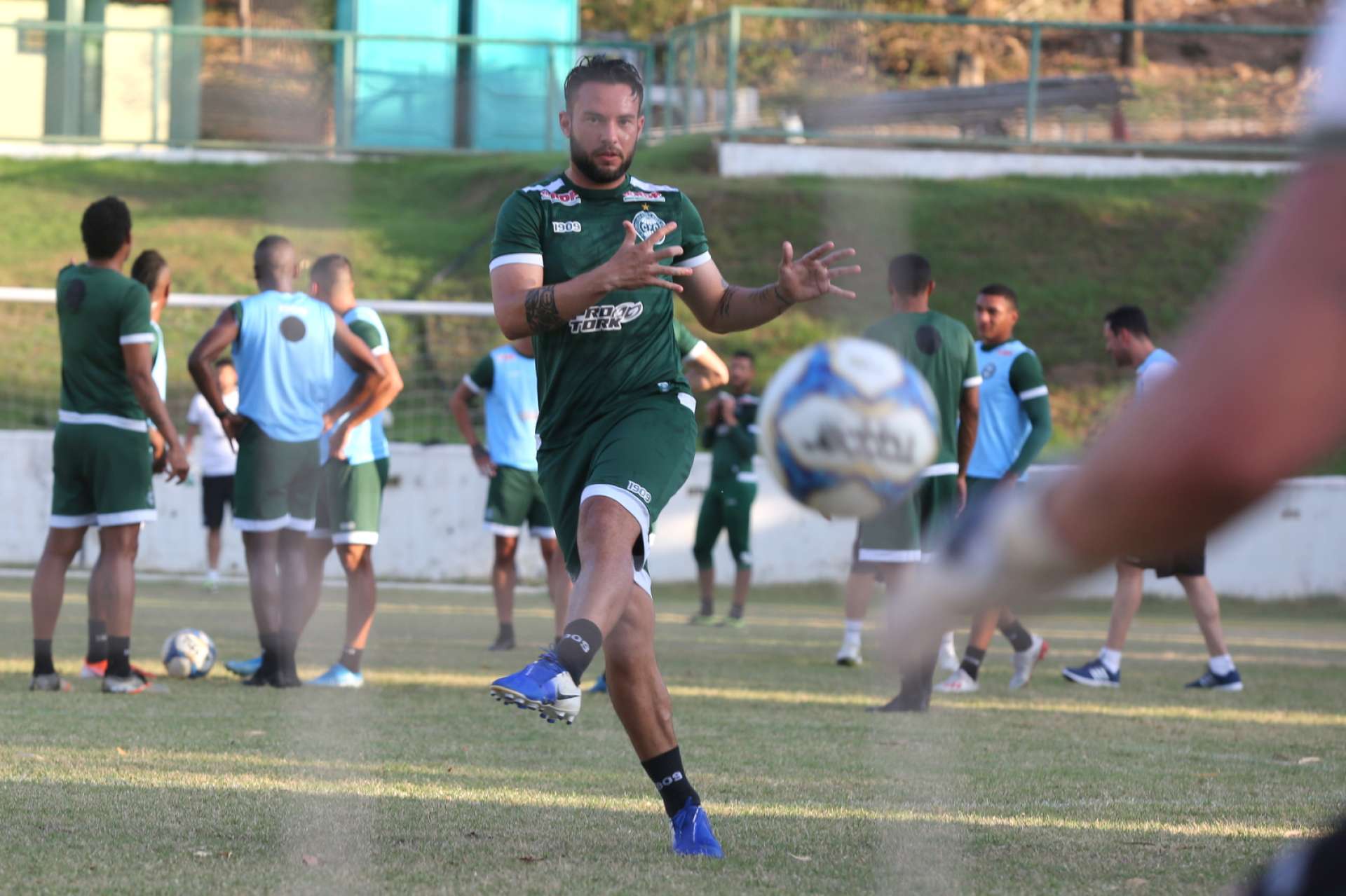 Fotos do treino em Cuiab�