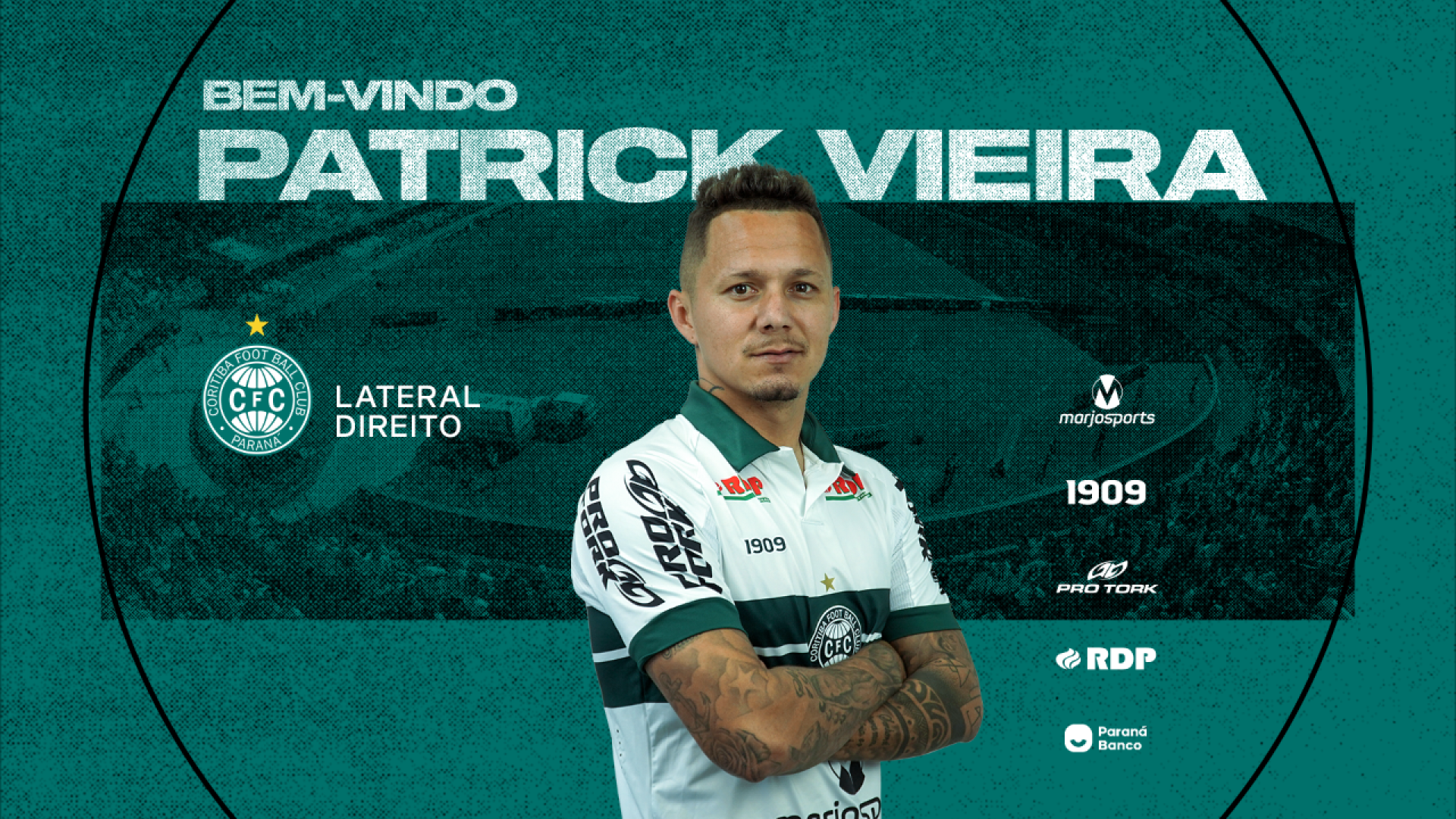 Coritiba confirma Patrick Vieira