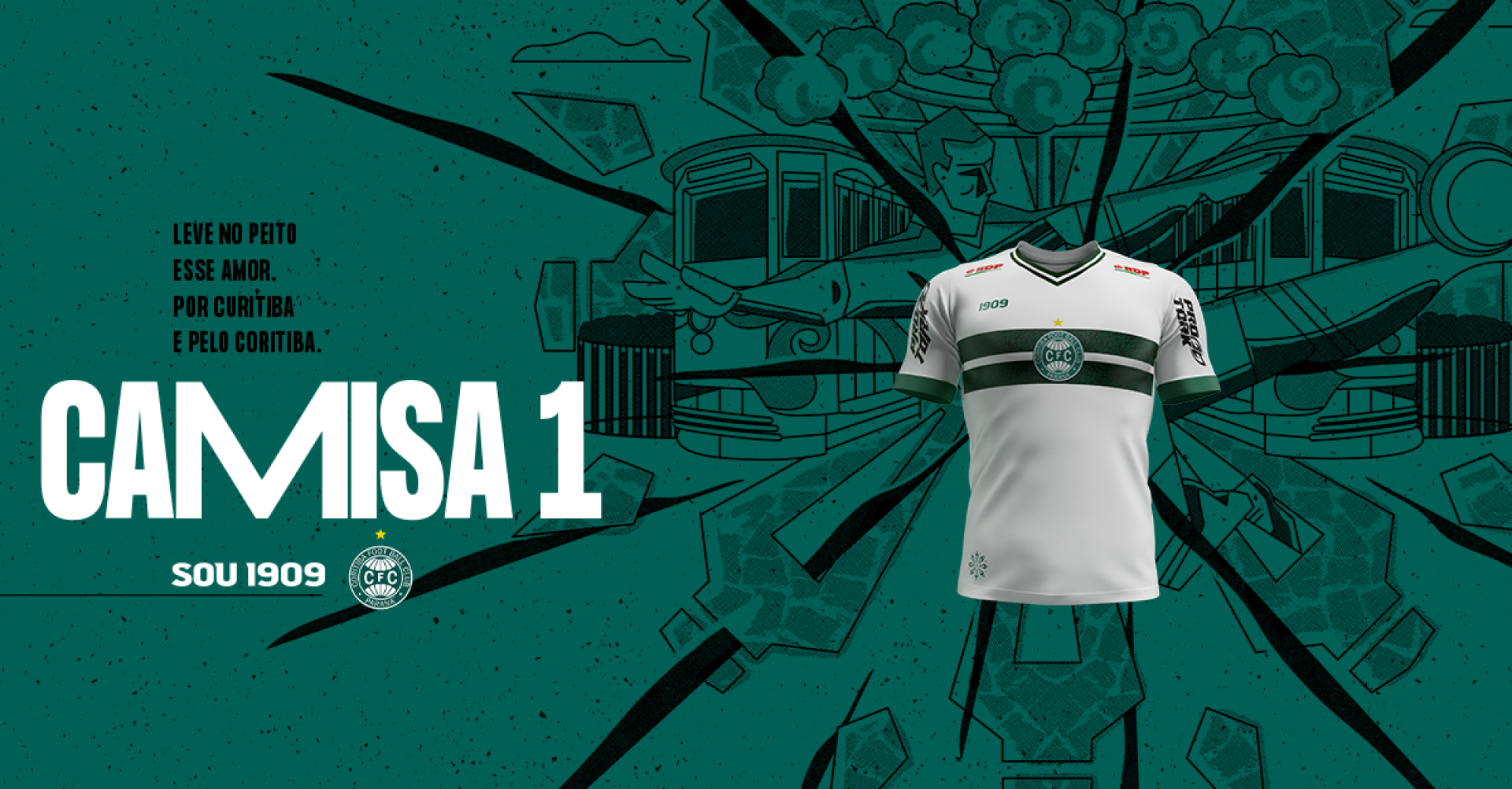 Coritiba + Curitiba � A nova camisa do Coxa