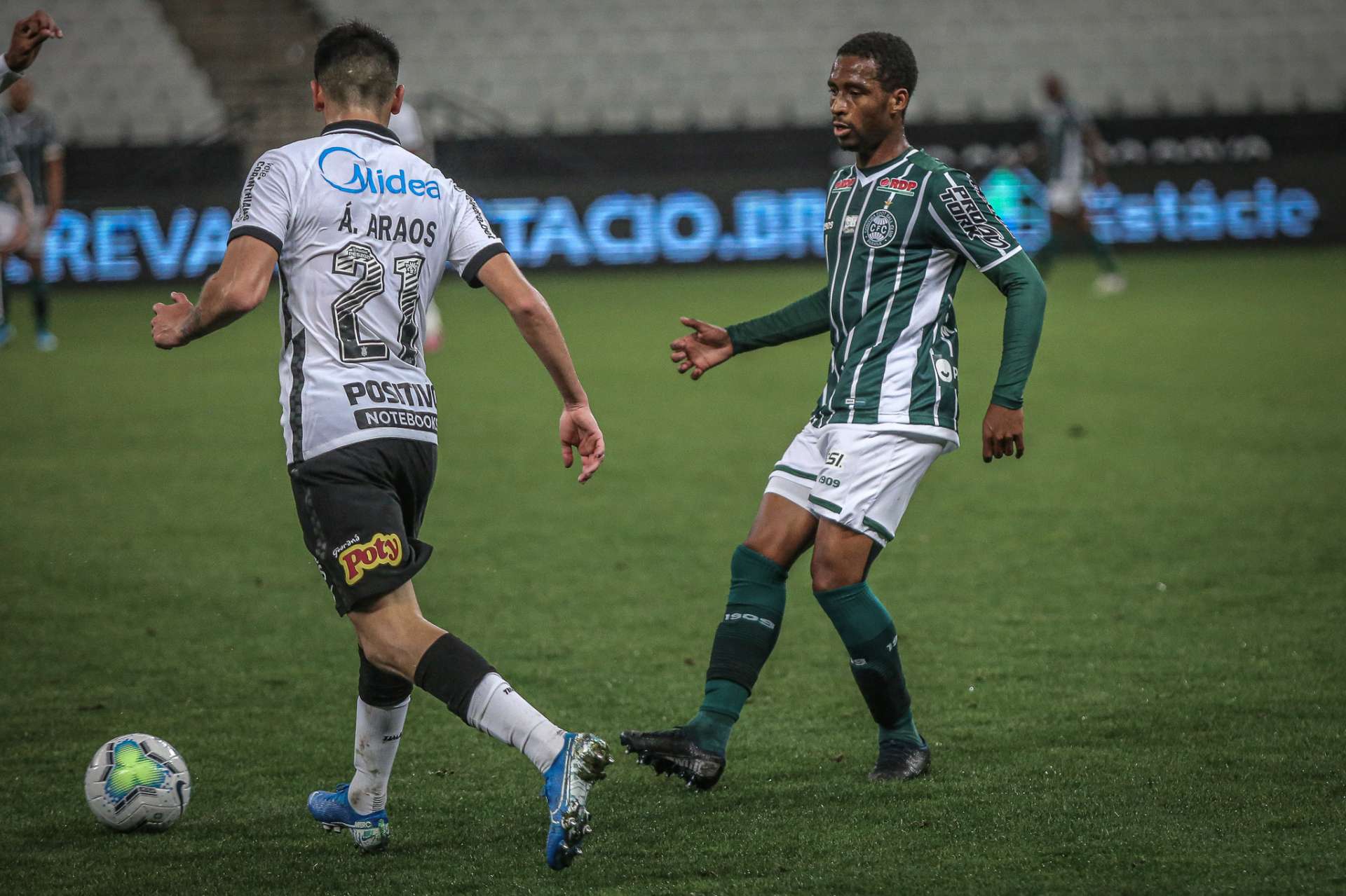 N�meros de Coritiba e Corinthians