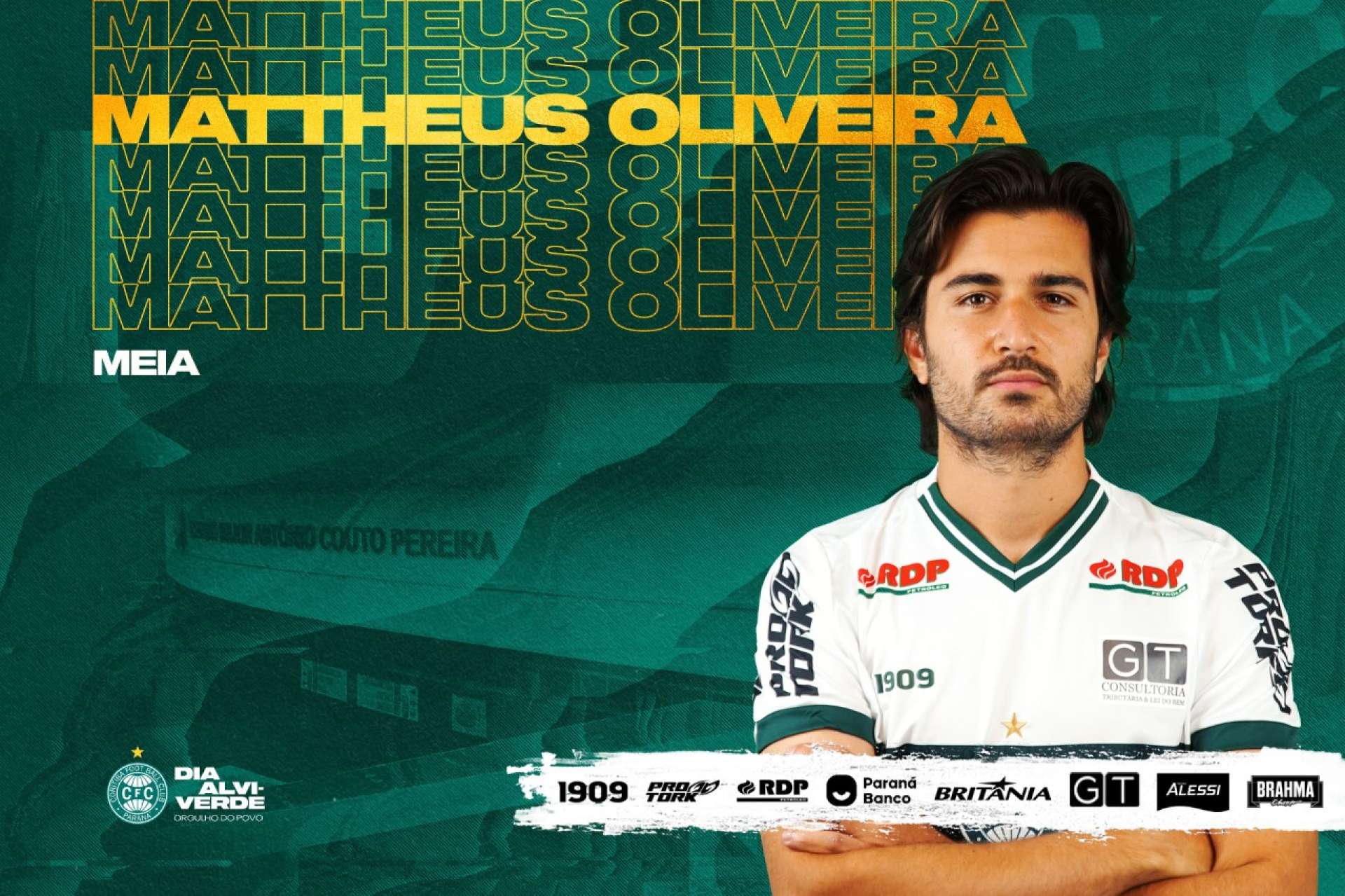 Coritiba confirma Mattheus Oliveira