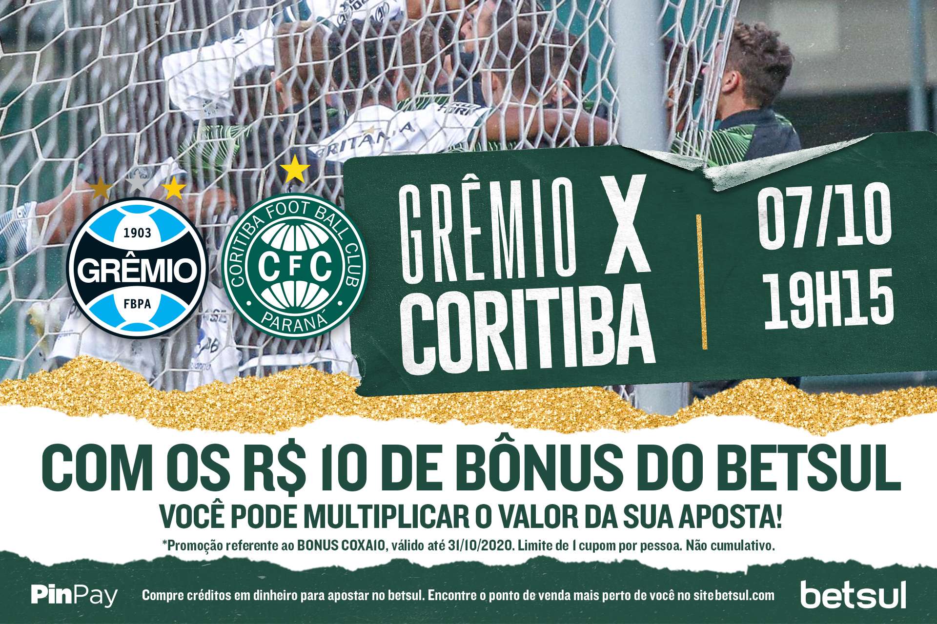 Aposte no Coxa com o Betsul! 