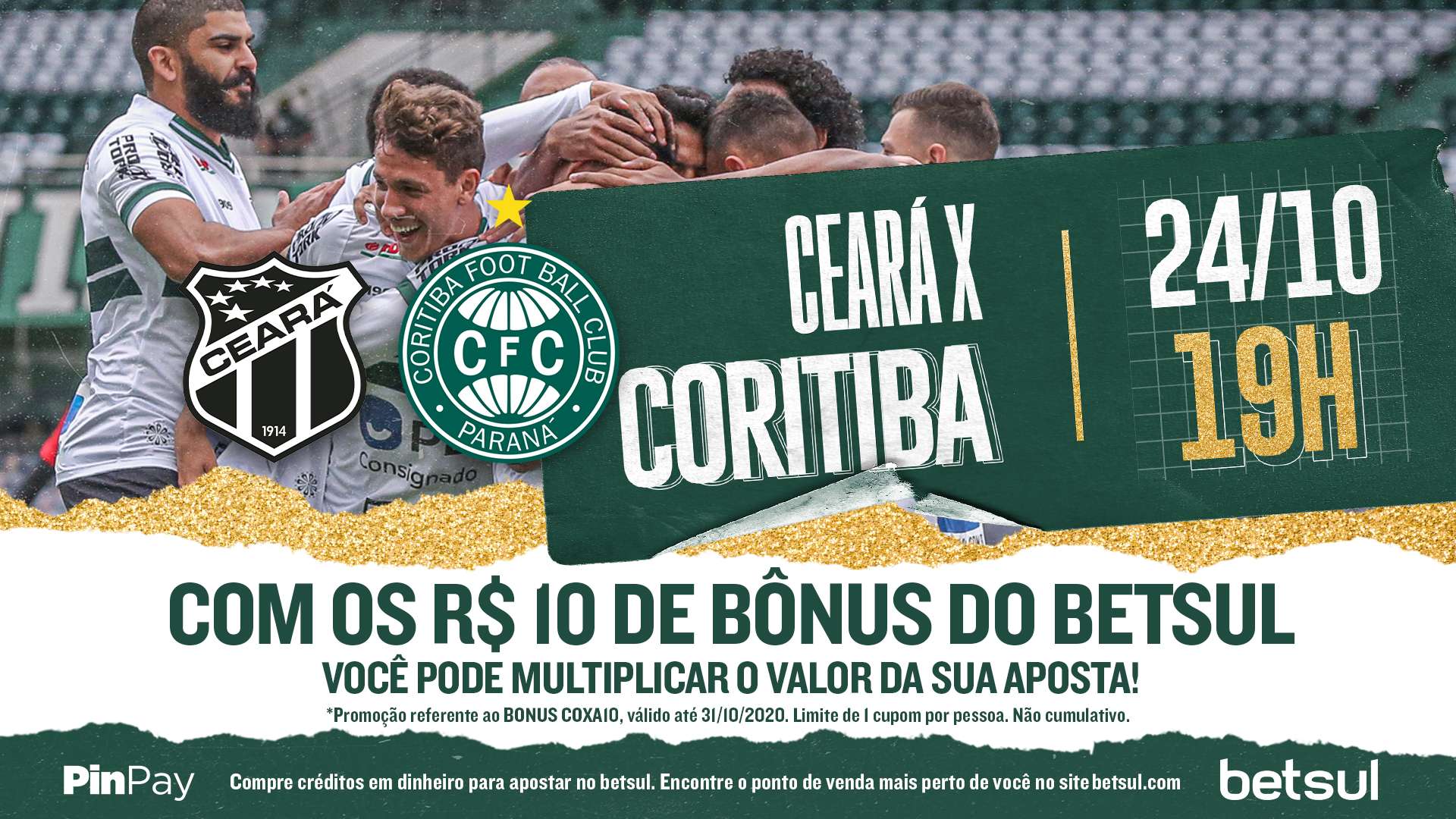 Aposte no Coxa com o Betsul!