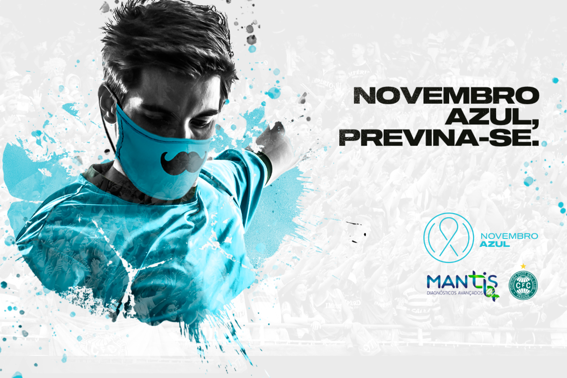 Coxa e Mantis promovem a��o no #NovembroAzul