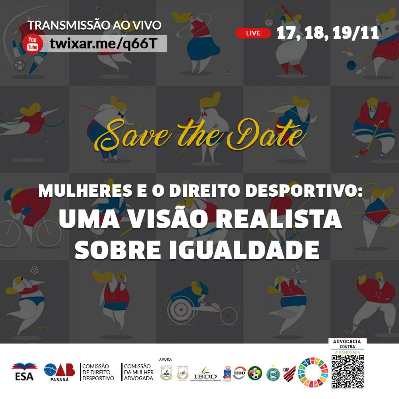 Coxa apoia evento de mulheres no direito desportivo