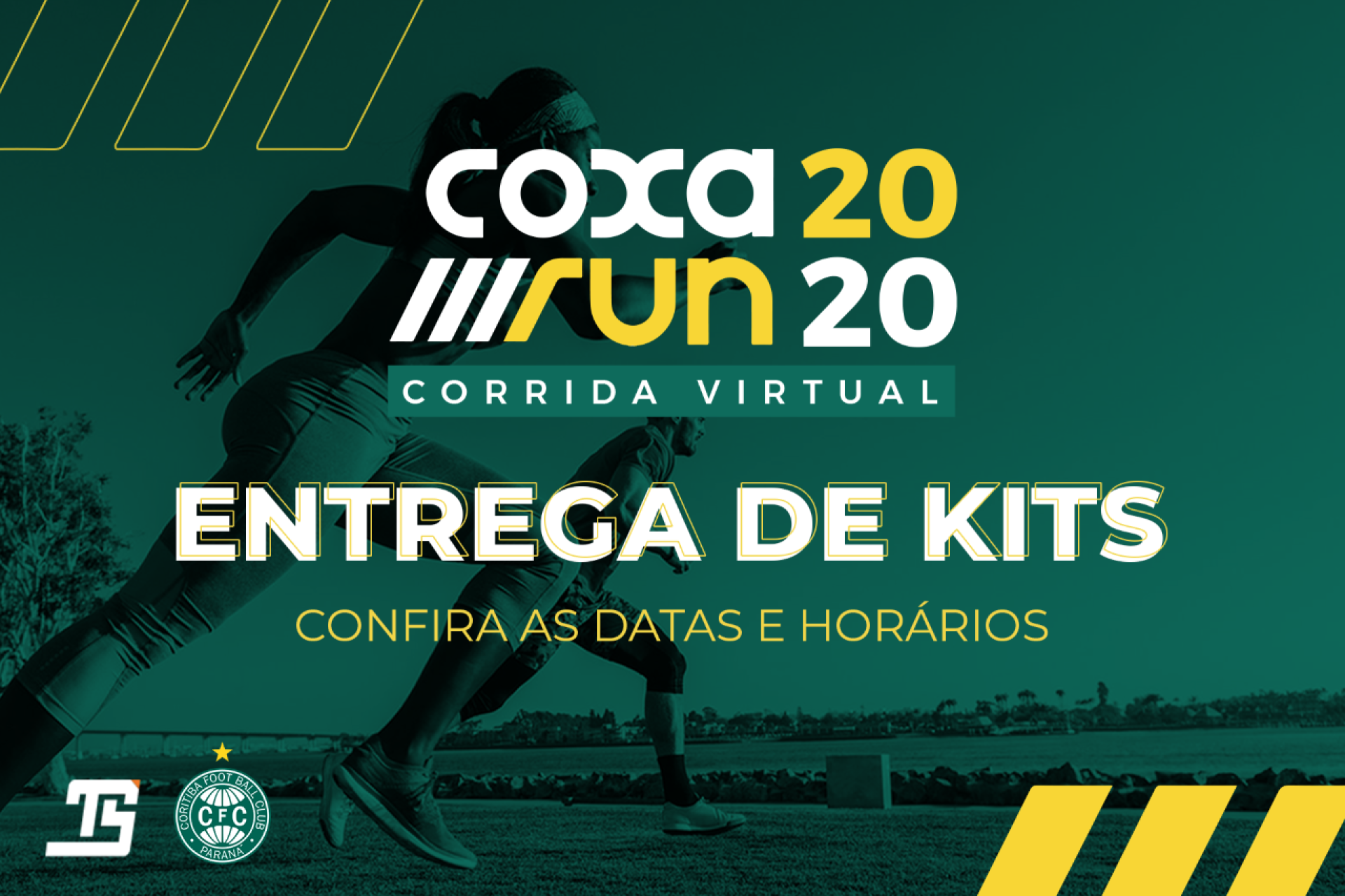 Retire o seu kit para participar da Coxa Run 