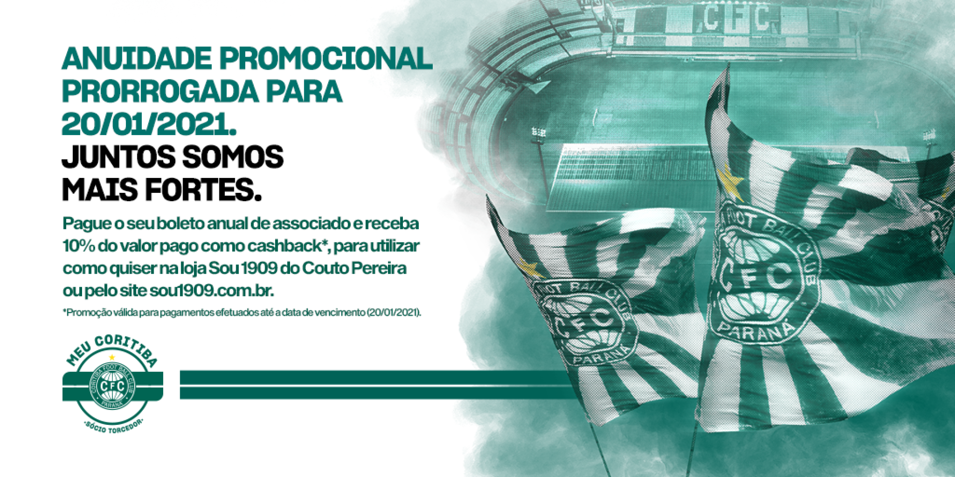 Anuidade = cashback na Sou 1909 � Prorrogado