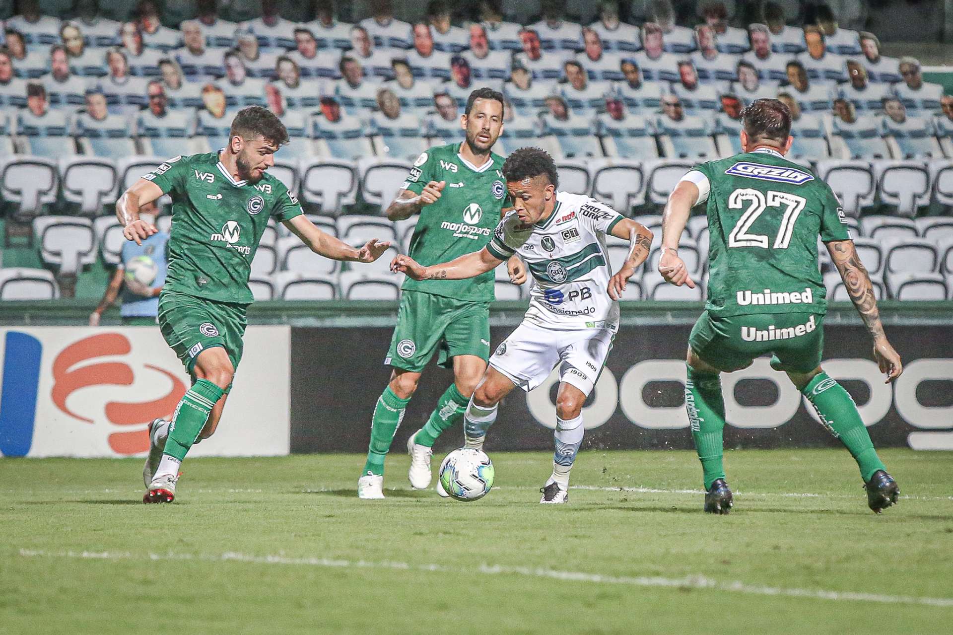 N�meros de Coritiba e Goi�s