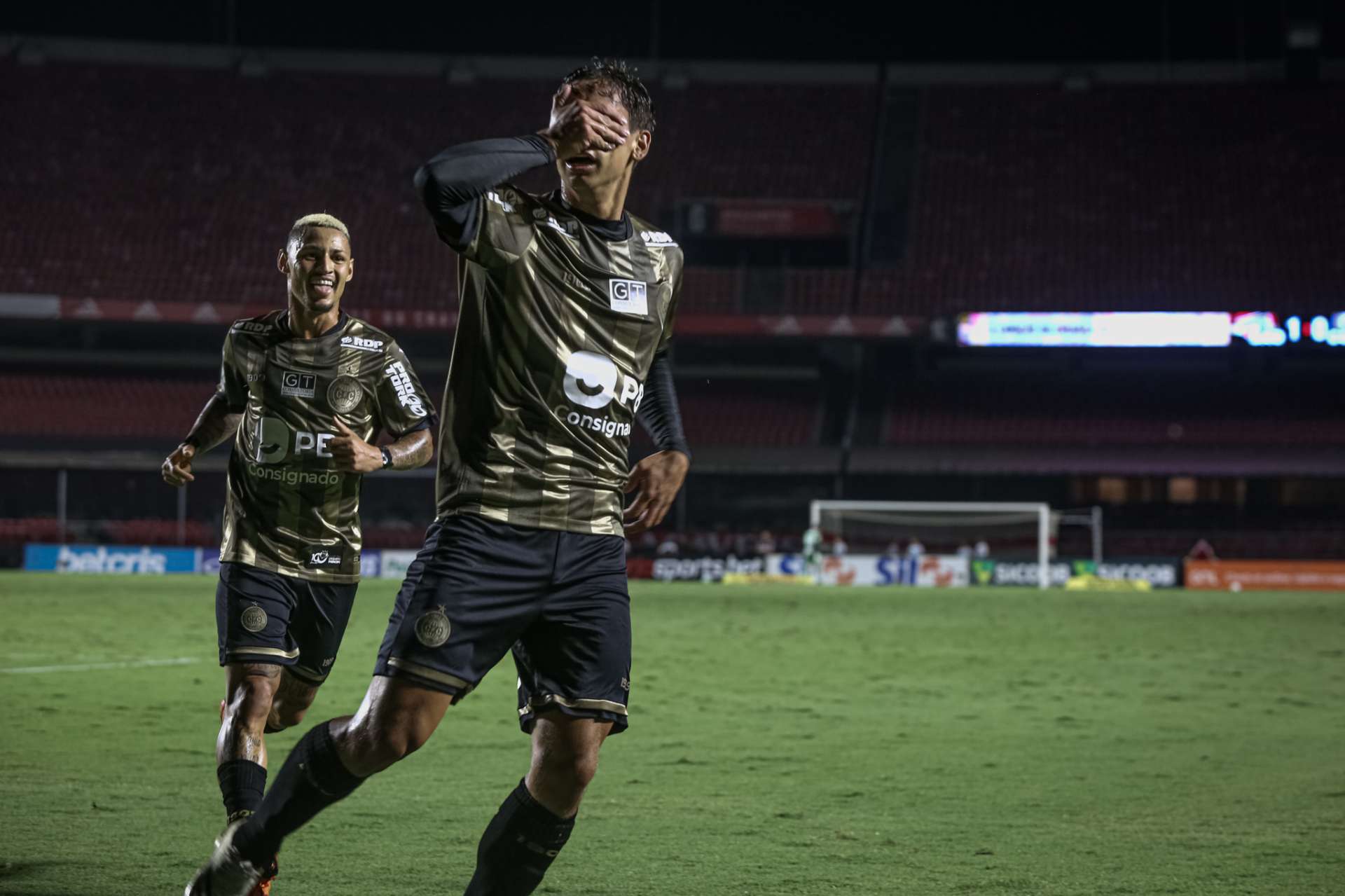 O primeiro gol de Sarrafiore 