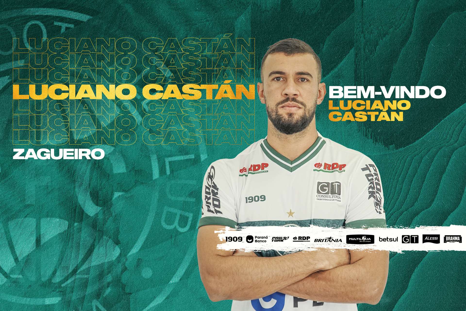 Seja bem-vindo, Luciano Cast�n! 