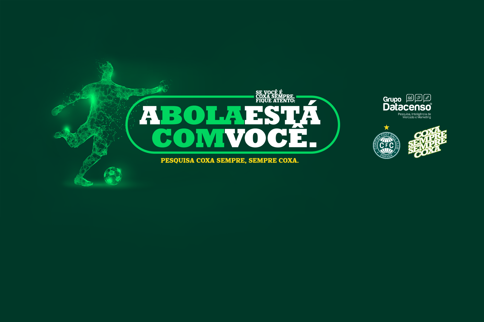 Coritiba quer saber a sua opini�o