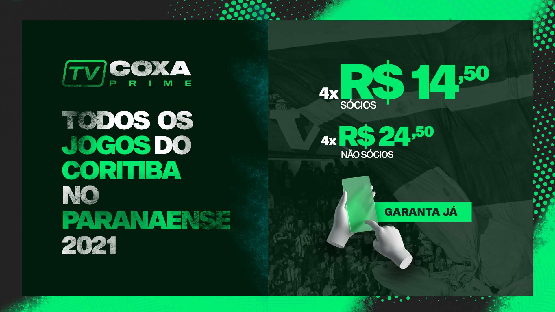 Jogo do Verd�o � na TV Coxa Prime!