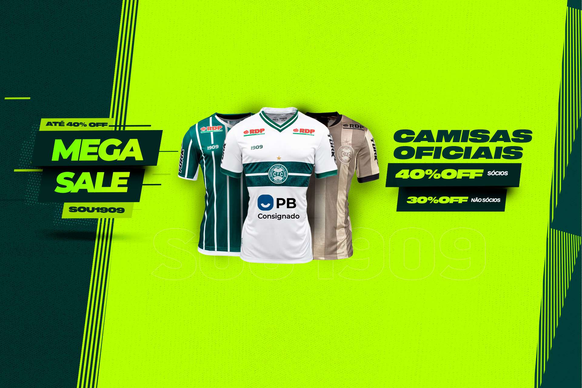 Camisas do Coxa em promo��o