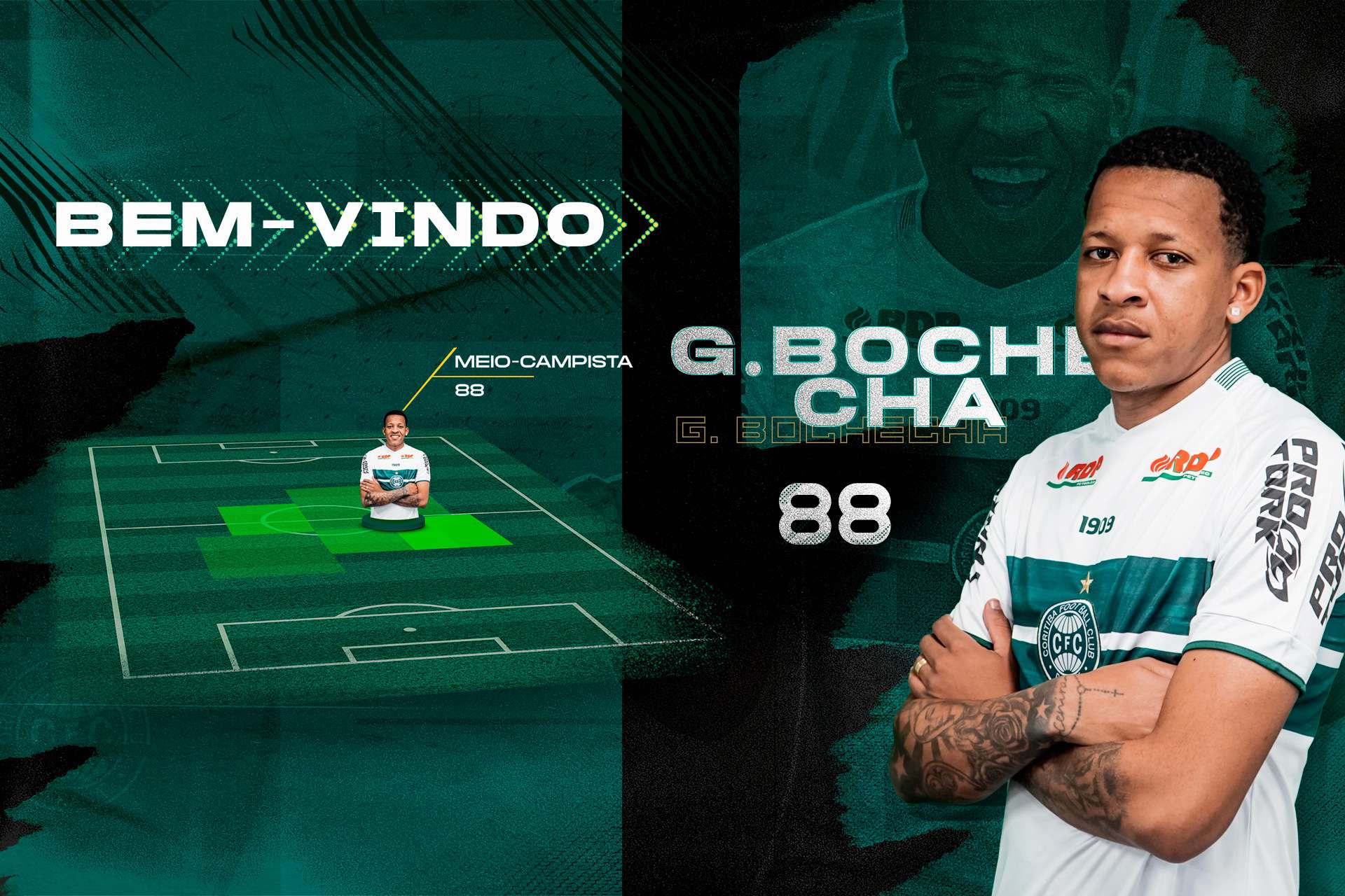 Seja bem-vindo, Gustavo Bochecha! 