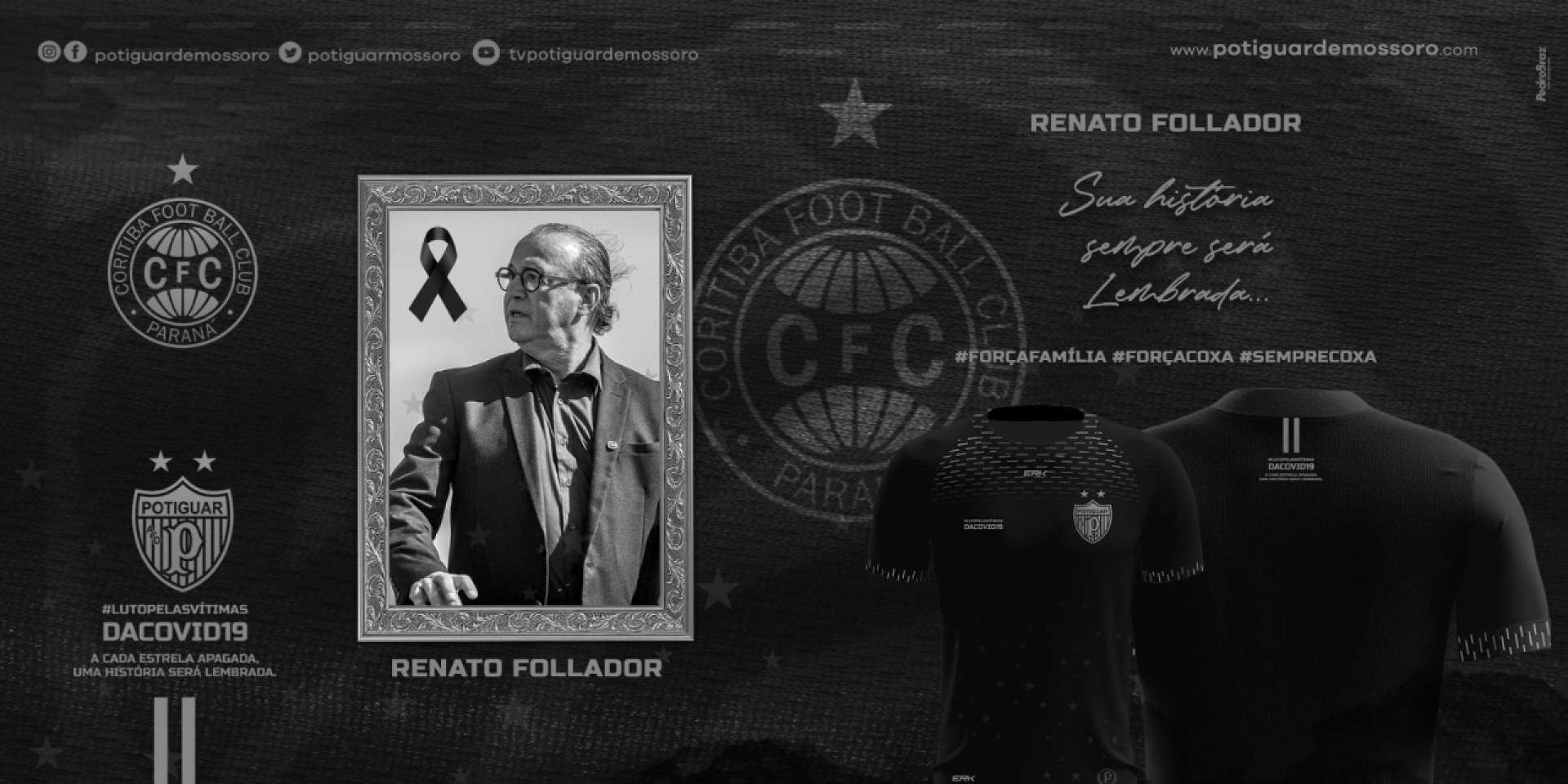Potiguar Mossor� homenageia Follador 
