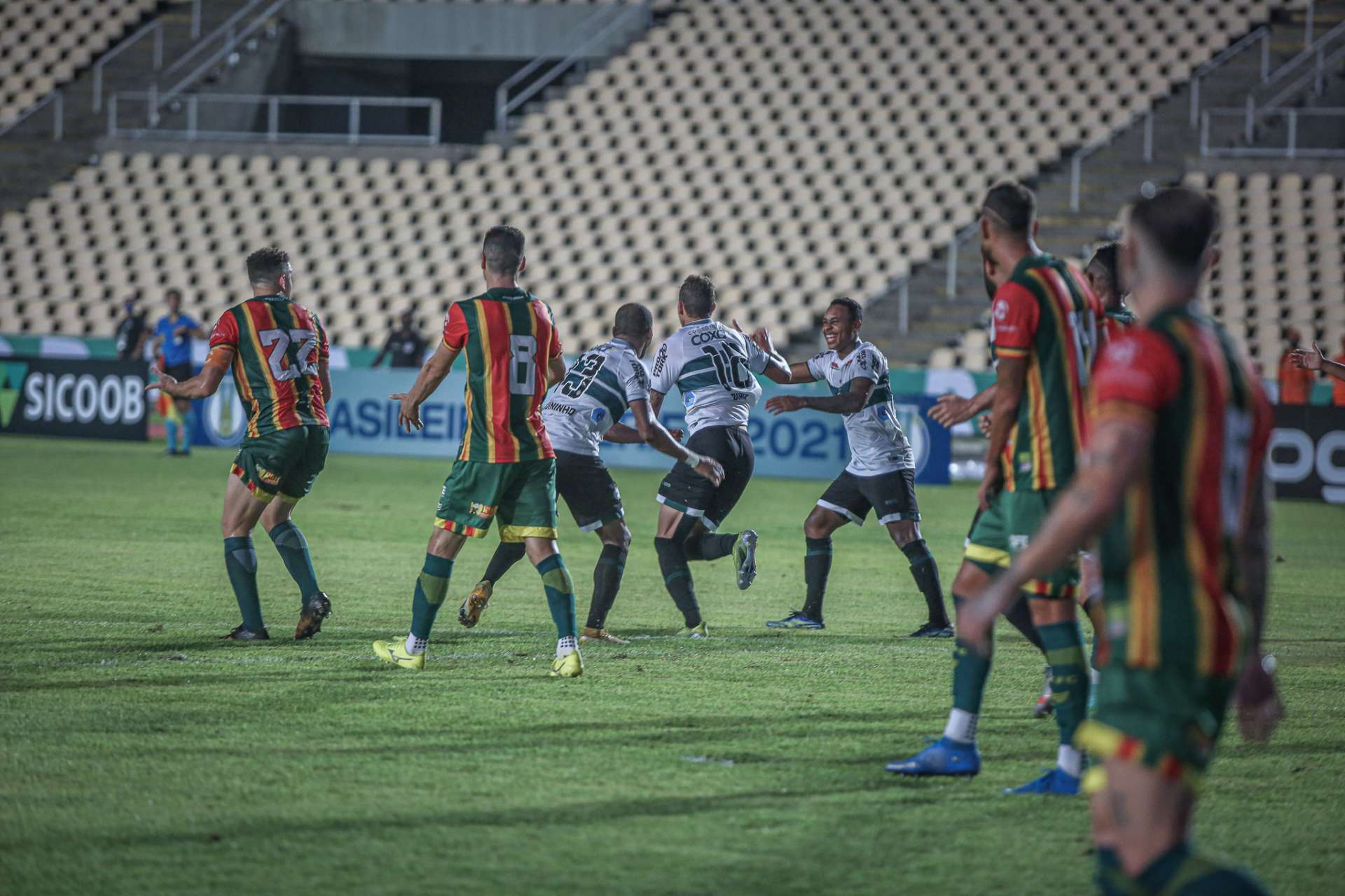 N�meros de Coritiba e Sampaio Corr�a