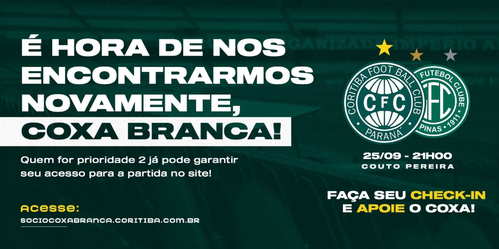 Check-in para s�cios com prioridade 2