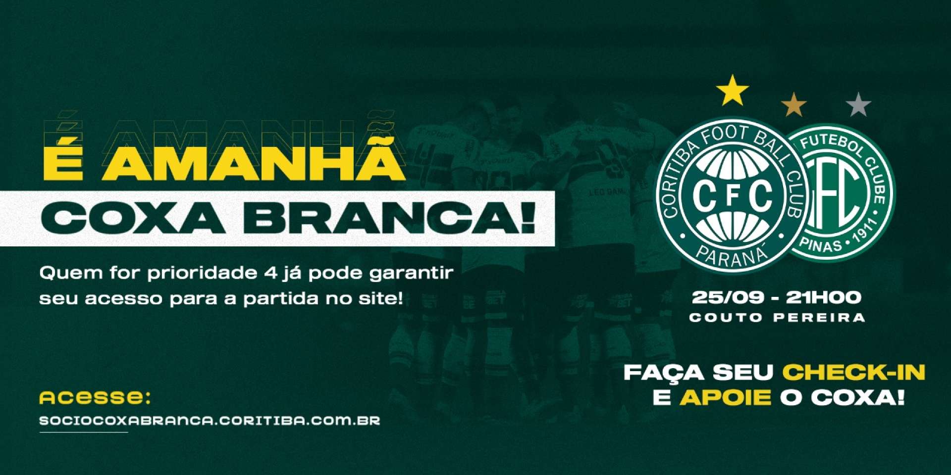 Check-in para s�cios com prioridade 4
