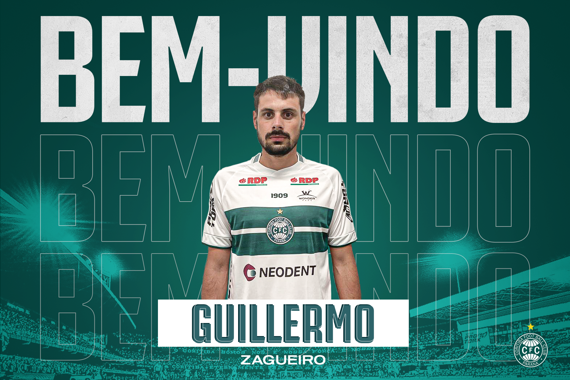 Coritiba contrata zagueiro Guillermo de los Santos