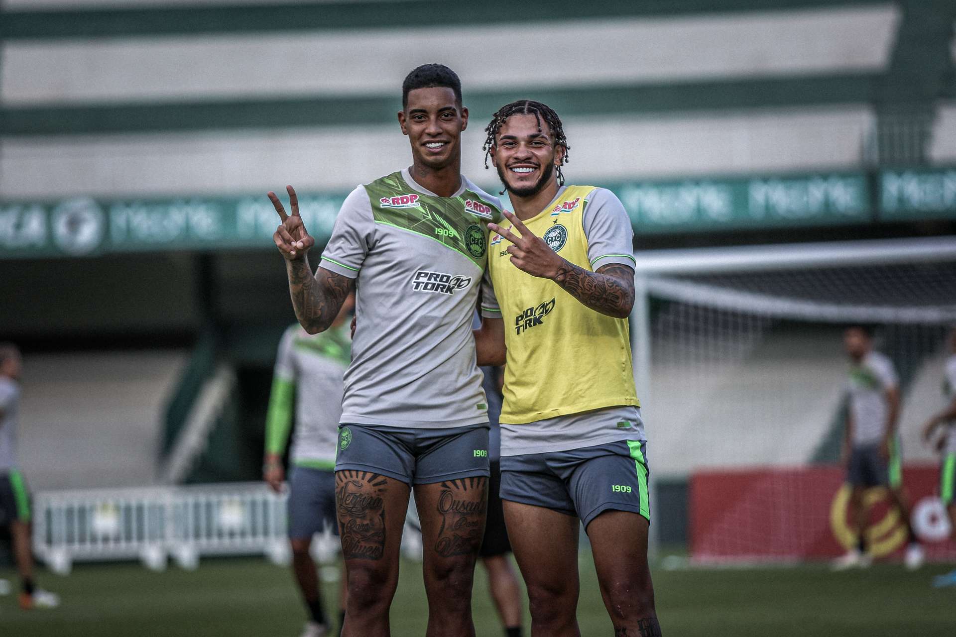 Treino no Couto Pereira