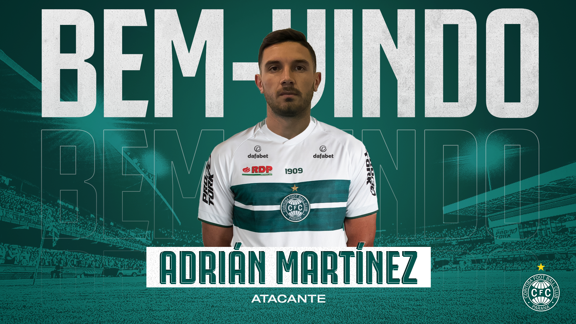 Seja bem-vindo, Adri�n Mart�nez