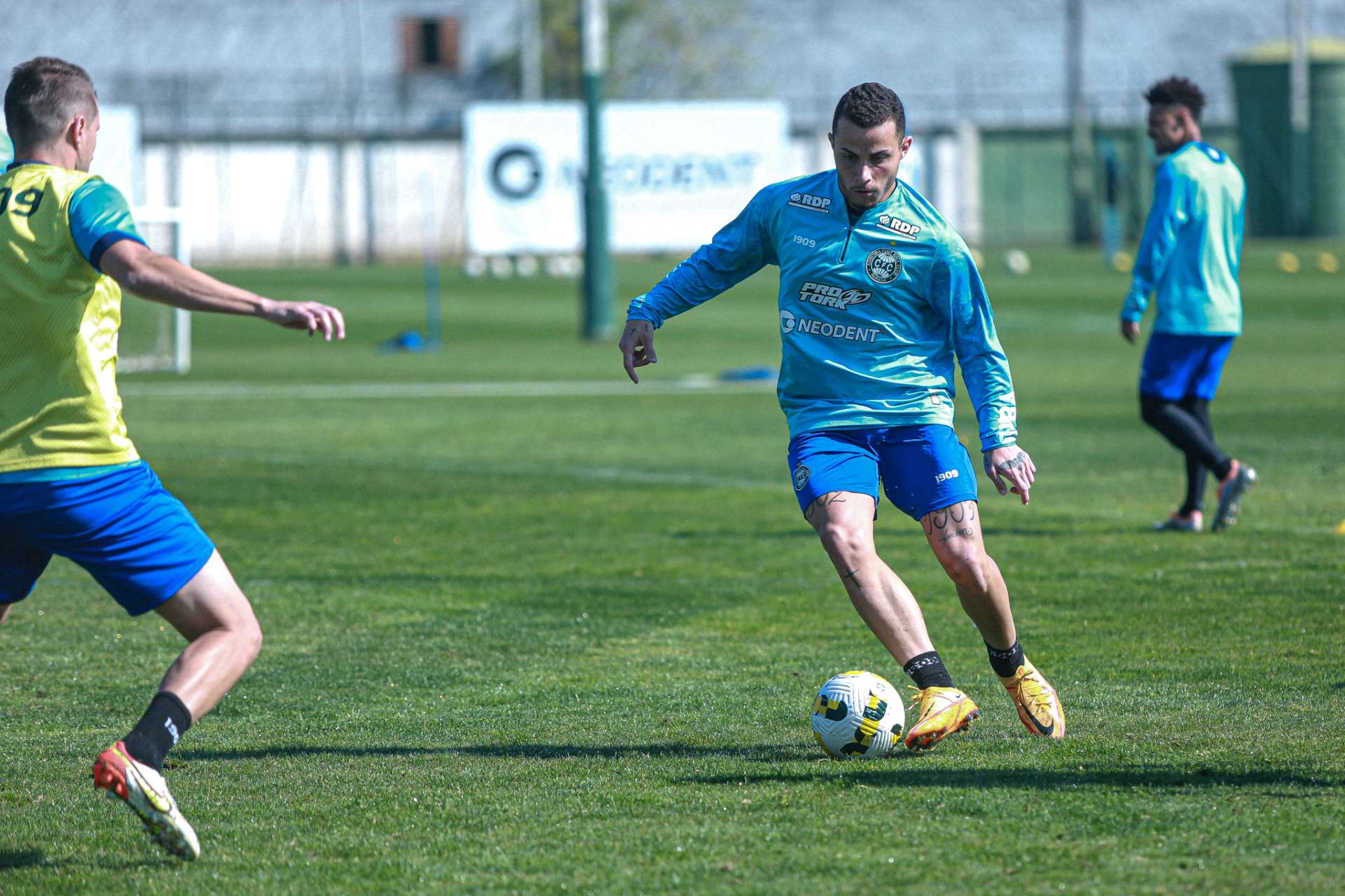 Prepara��o para enfrentar o Santos