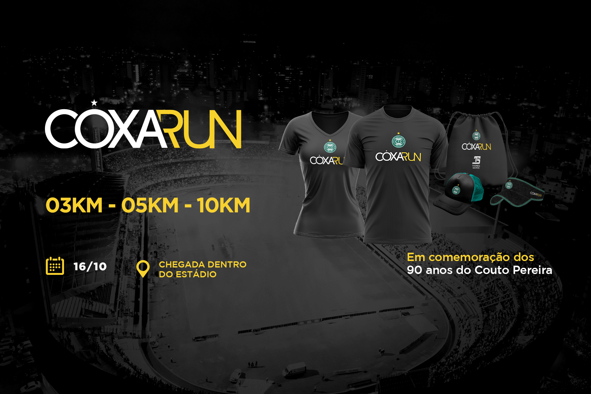 Inscri��es abertas para a Coxa Run 2022