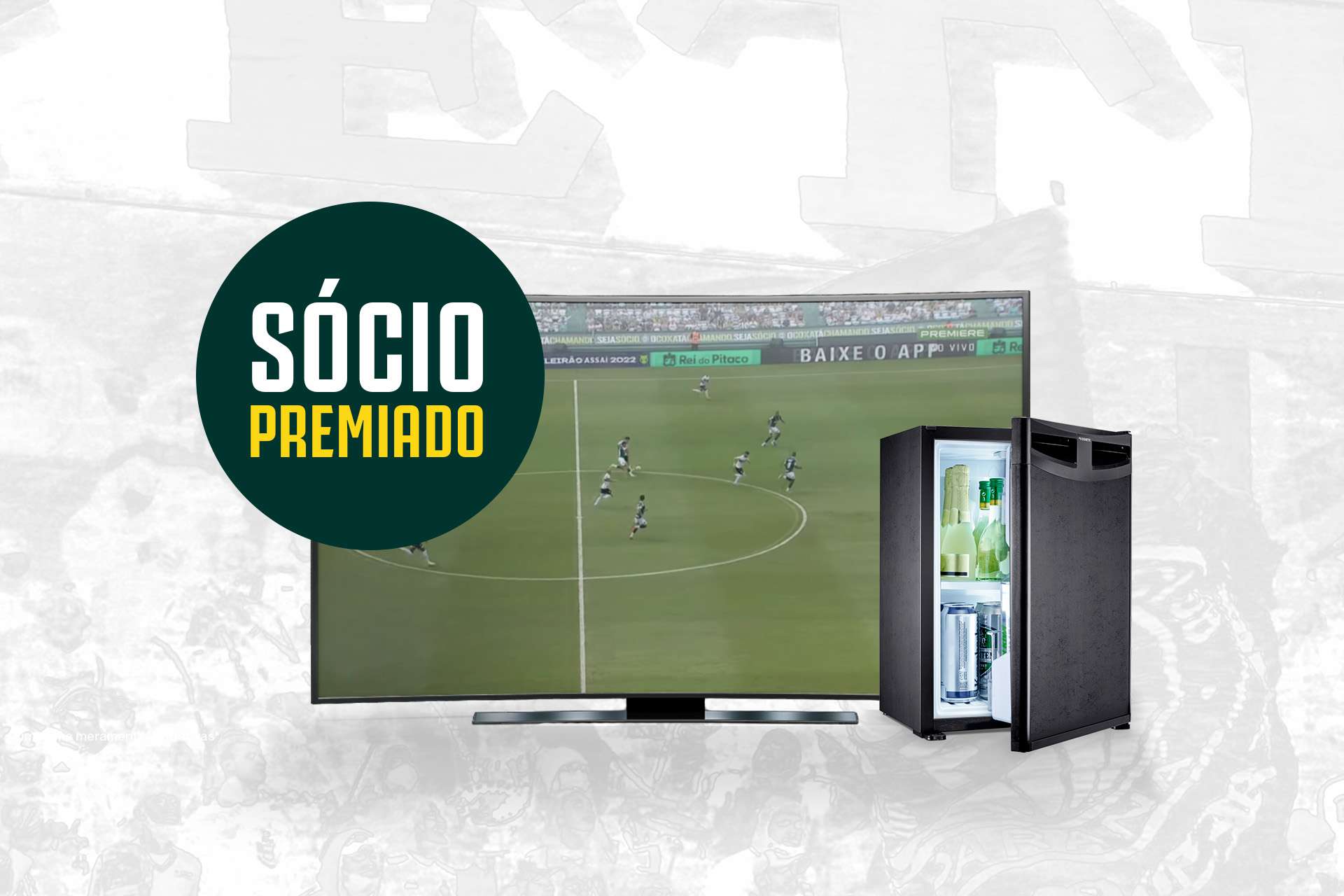 Coritiba premia s�cios em sorteios mensais