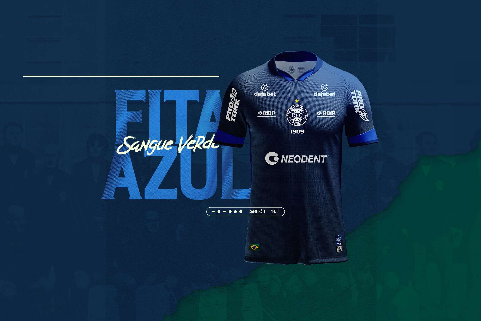 Coritiba lan�a camisa 3 em homenagem � Fita Azul