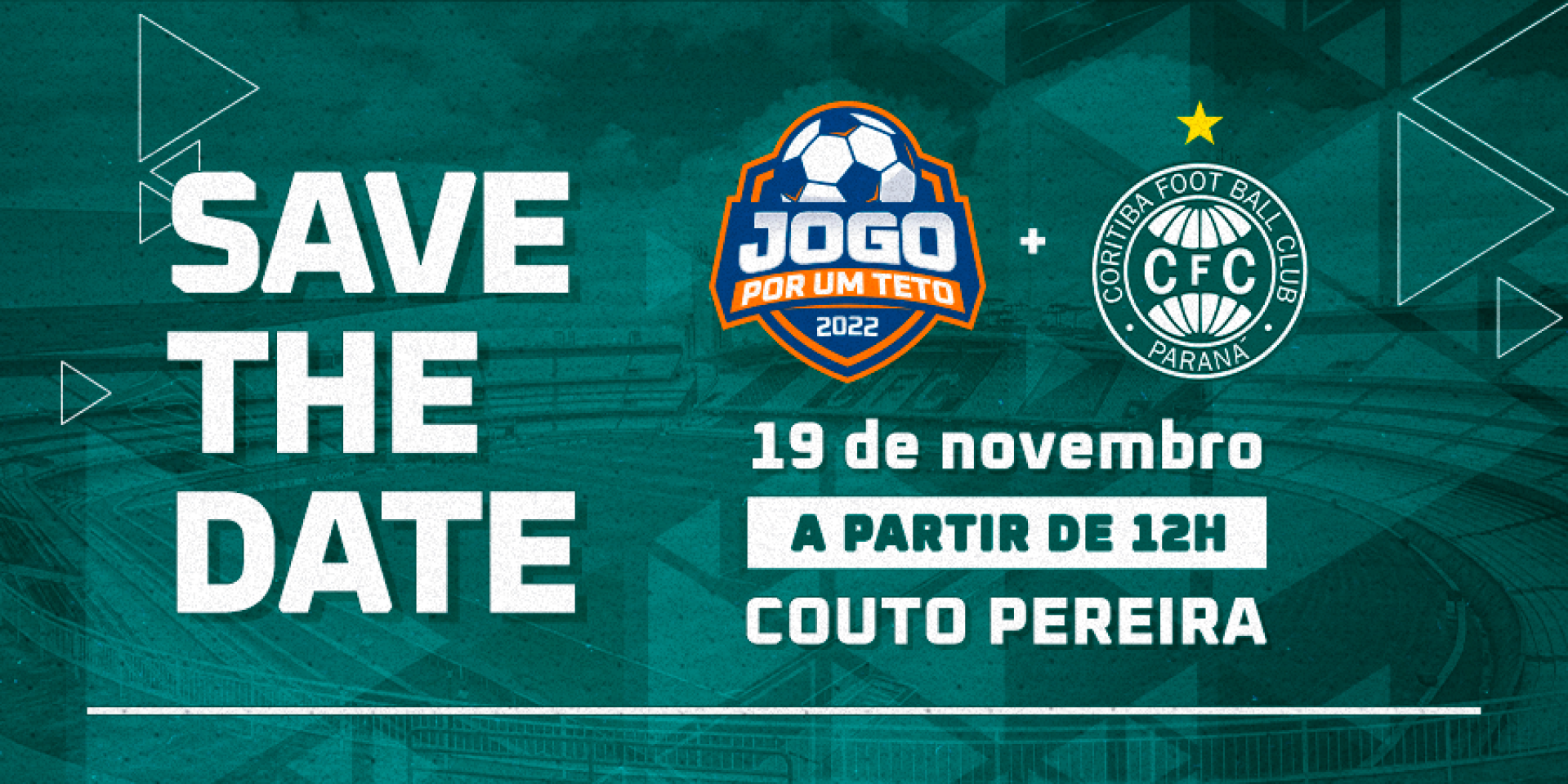 Couto Pereira ser� palco do Jogo por Um Teto