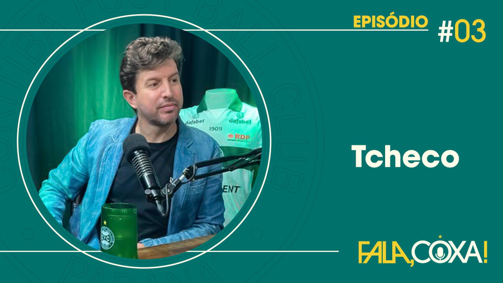 Tcheco � o convidado do terceiro epis�dio do Fala, Coxa!