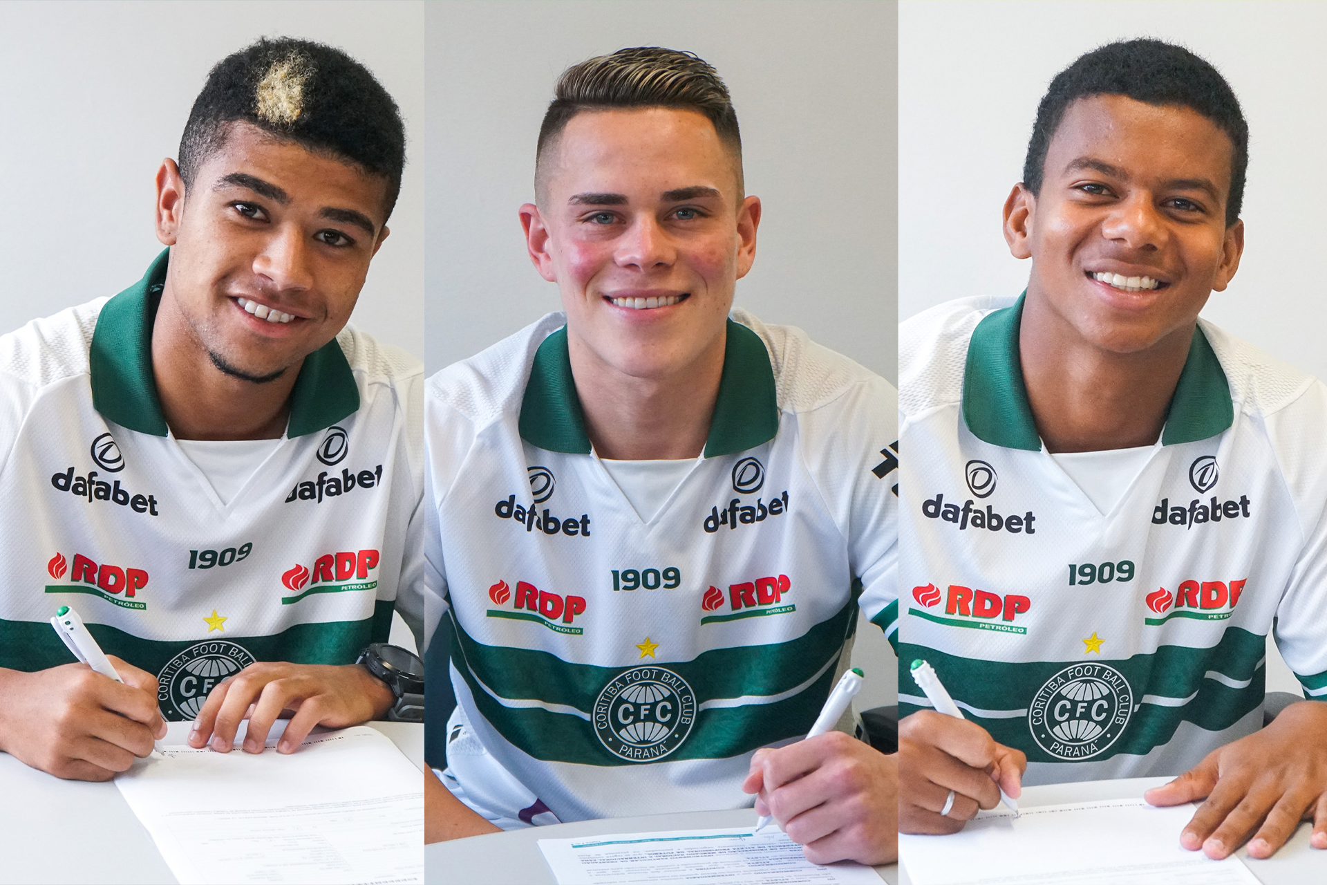 Coritiba renova v�nculo com atletas da base