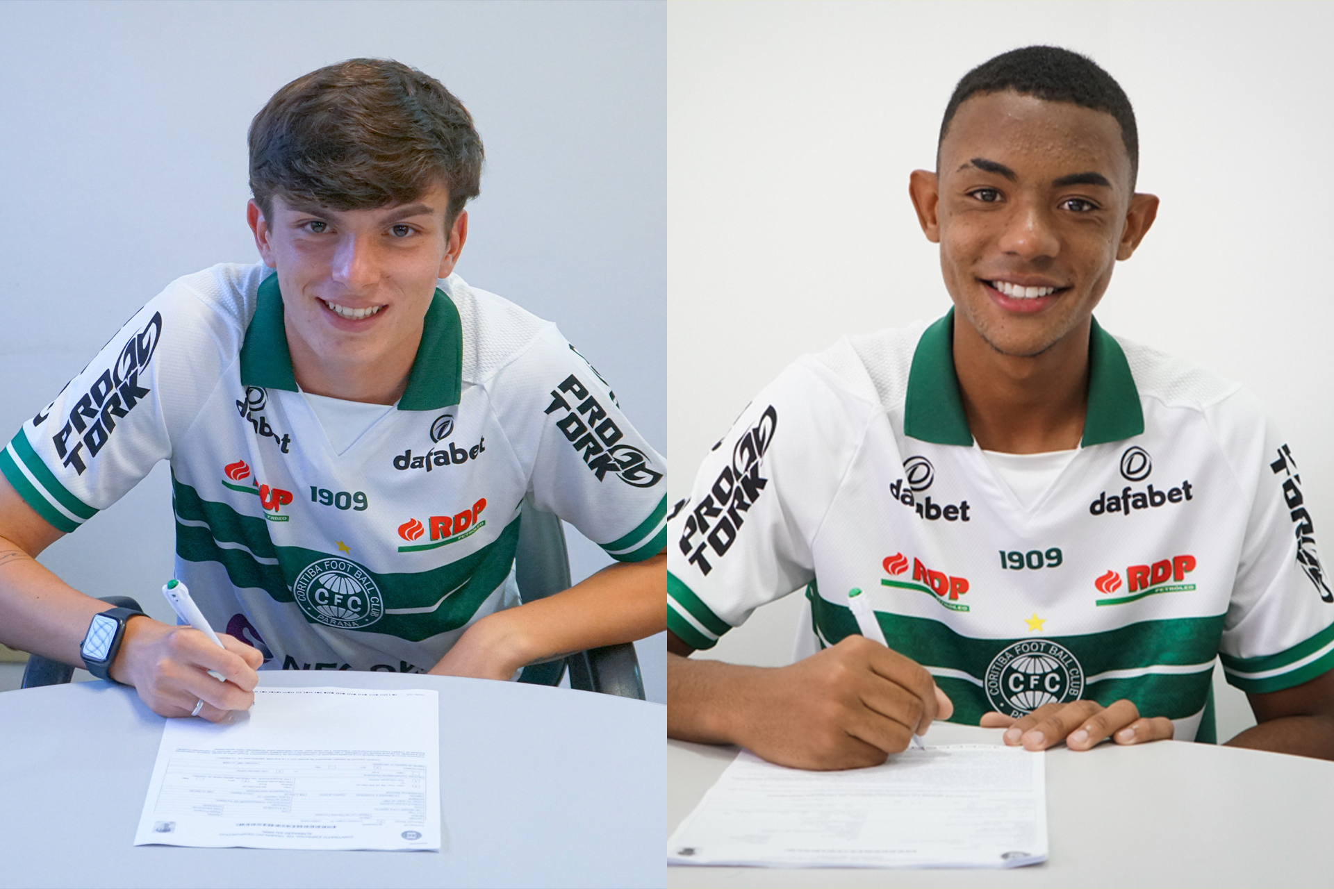 Coritiba renova v�nculo com atletas da base