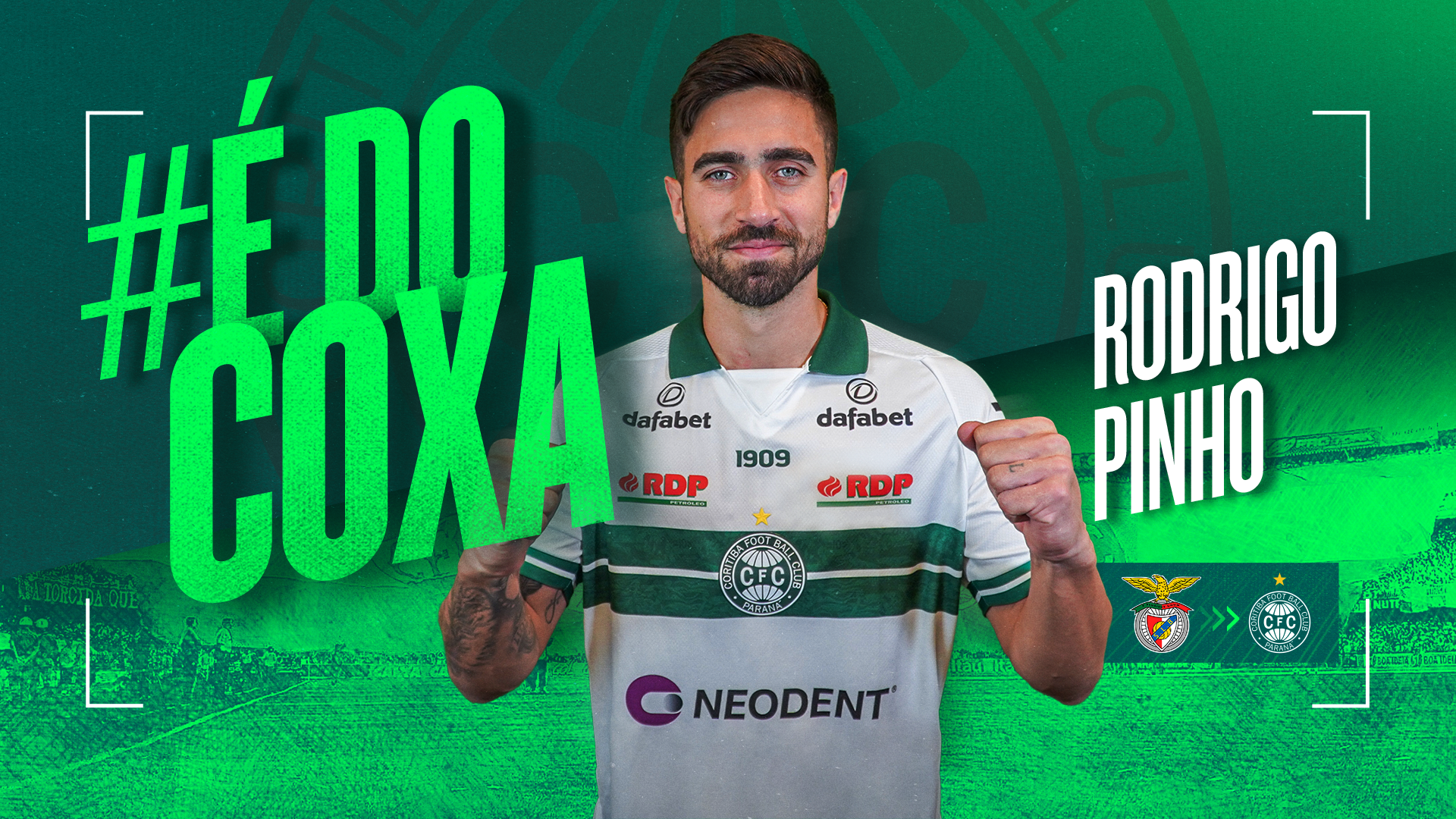 Rodrigo Pinho � do Coritiba!
