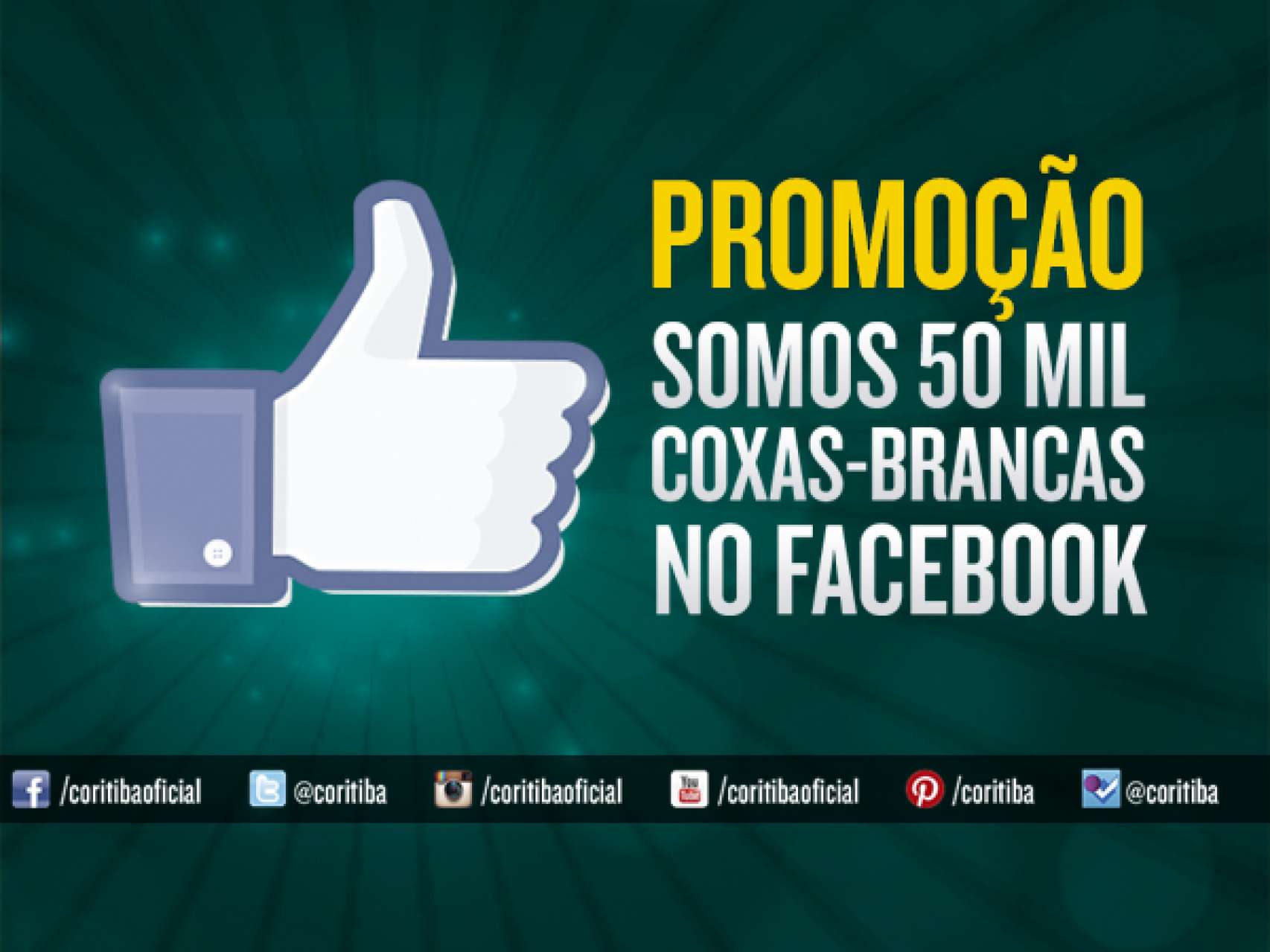 Promo��o: Somos 50 mil no Facebook