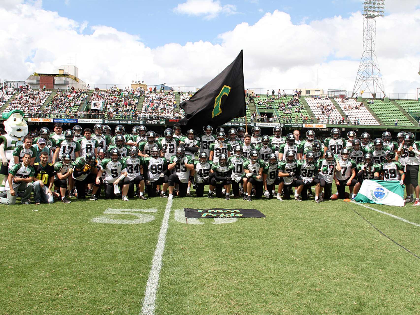 Futebol Americano no Couto Pereira