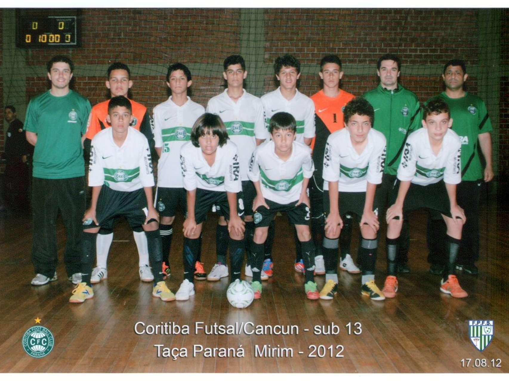 Coritiba/Cancun Futsal conquista triplicie coroa no Sub-13