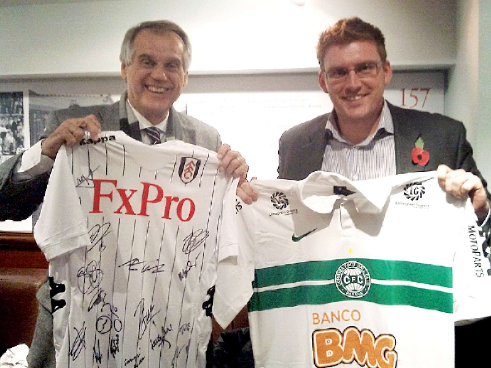 Presidente visita o Fulham FC em Londres