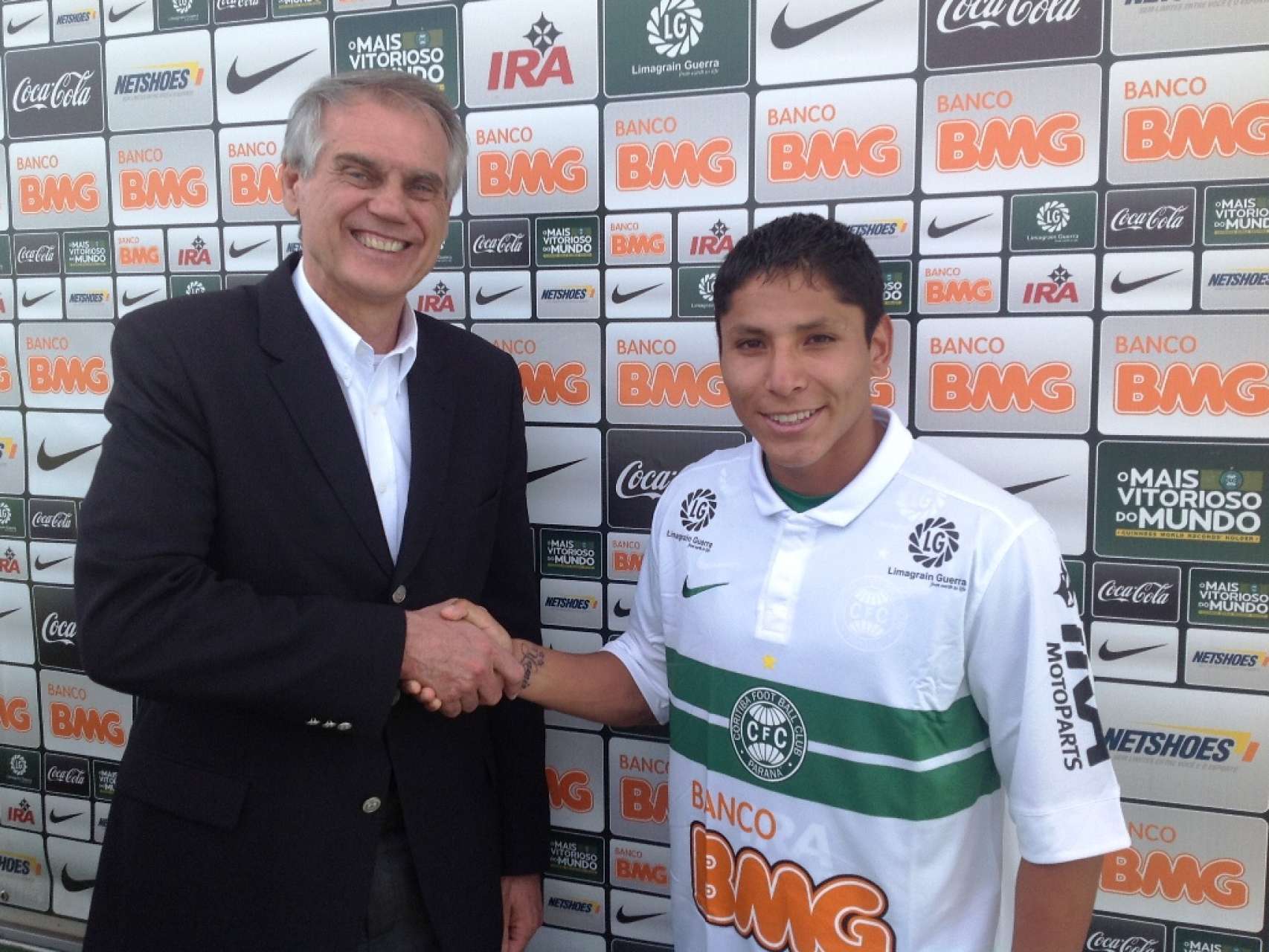 Coritiba confirma Ra�l Ruid�az