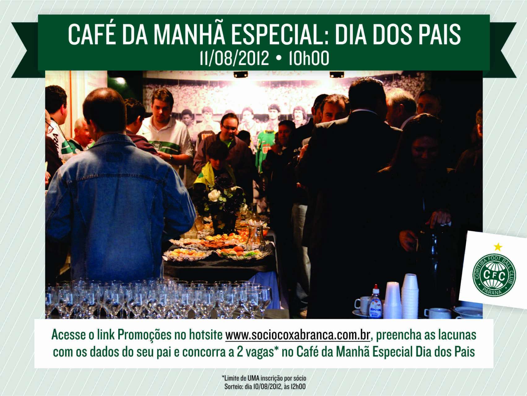 Caf� da manh� especial de Dia dos Pais