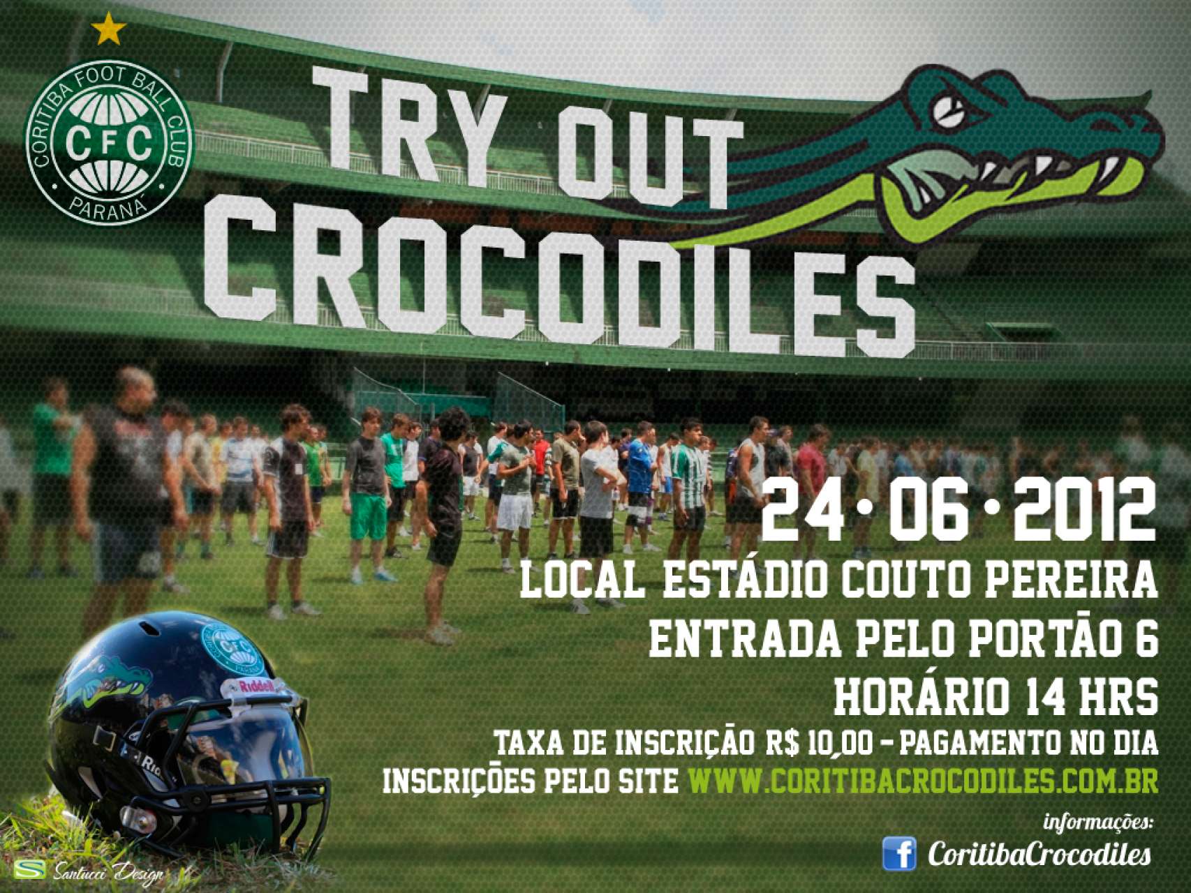 2� tryout do Croco acontece no domingo 