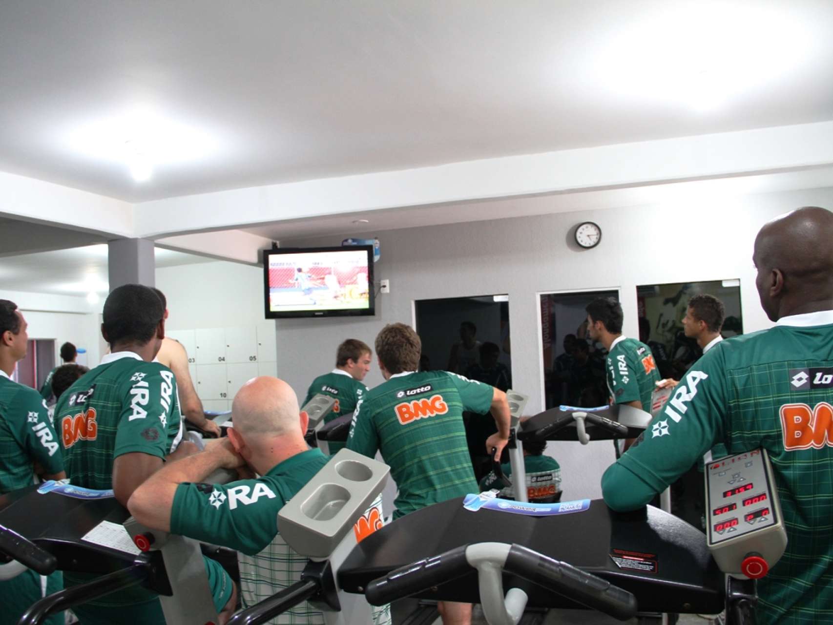 Atletas do profissional vibram com Coritiba na Copinha